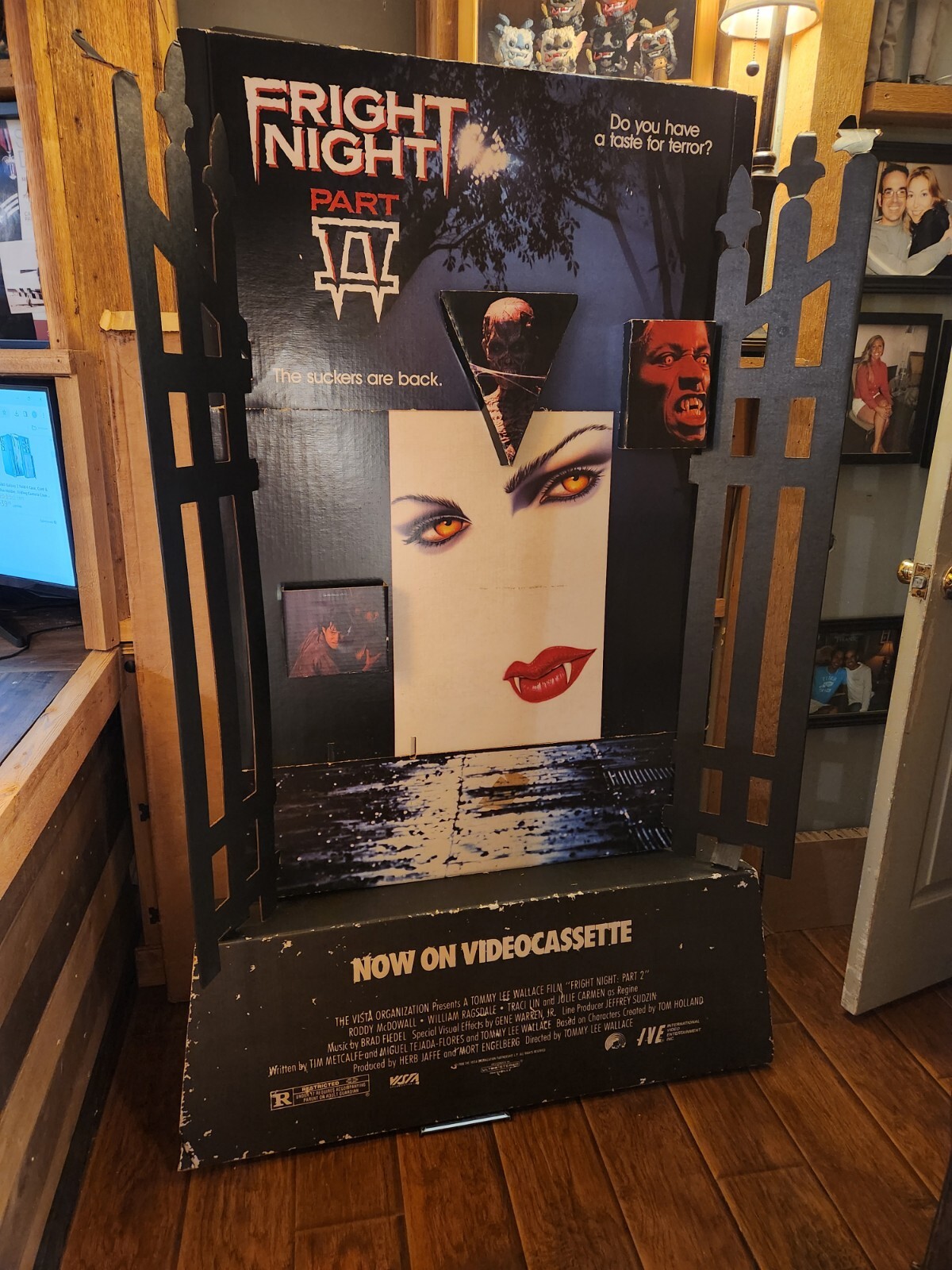 RARE Fright Night II (1988) Orig Authentic Lobby Standee 67″T READ DESCRIPTION