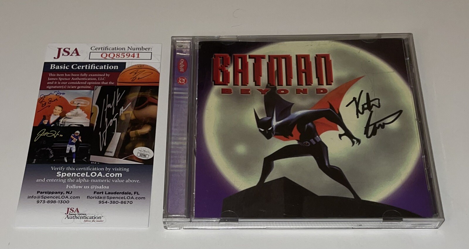 Kristopher Carter Signed Batman Beyond Original Soundtrack CD Composer JSA COA