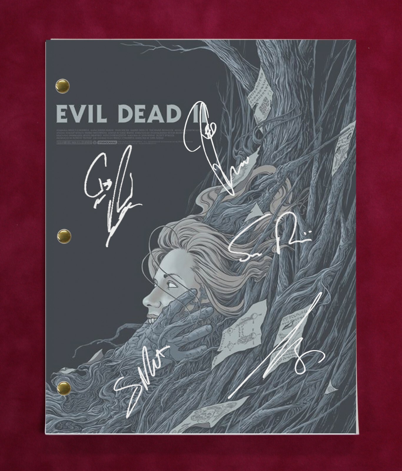 Evil Dead 2 with reproduction signatures