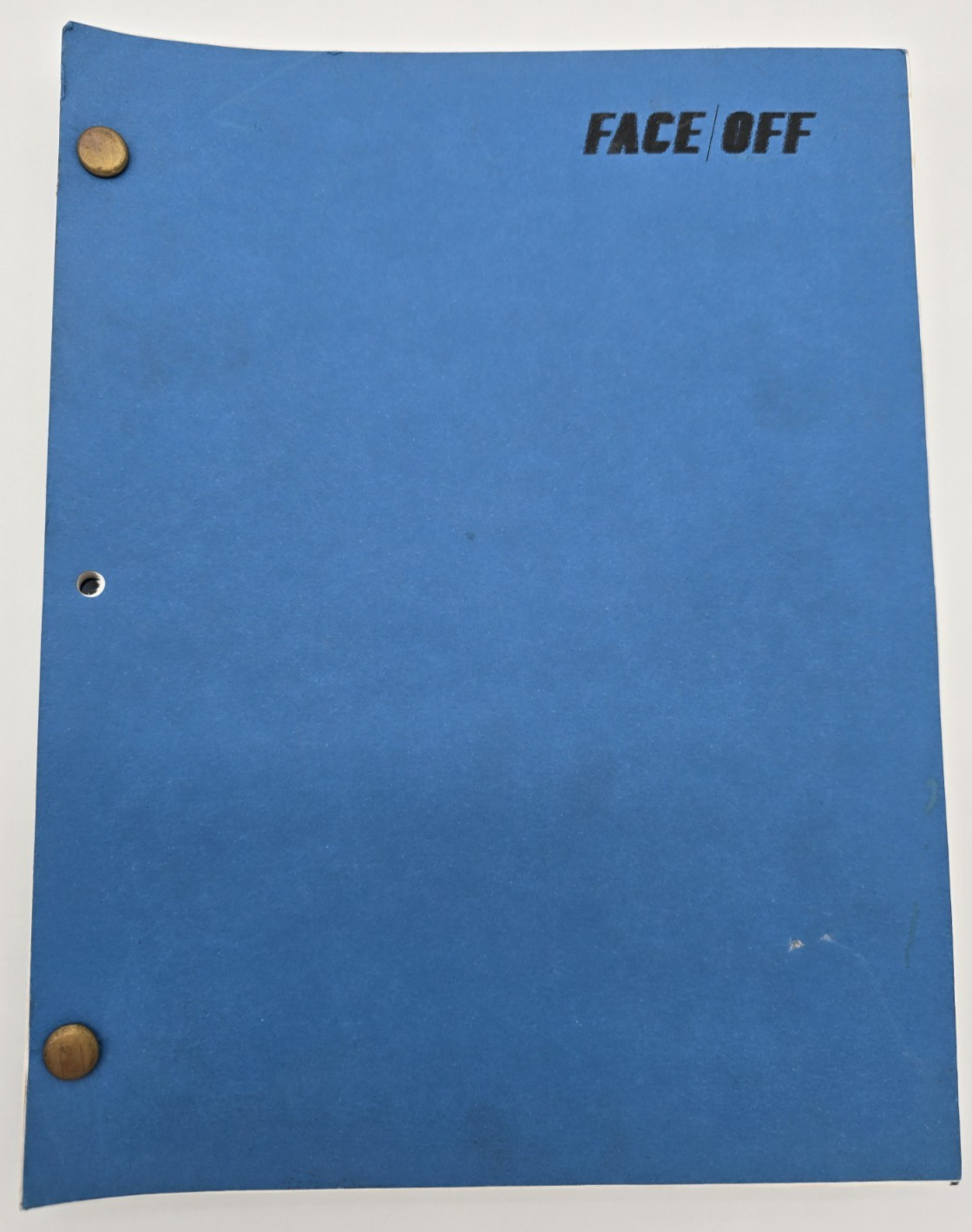 FACE/OFF / Mike Werb 1996 Movie Script Screenplay, John Travolta & Nicolas Cage