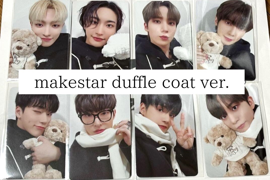 ATEEZ THE WORLD EP.FIN : WILL Makestar 3.0 duffle coat ver. Official Photo Card