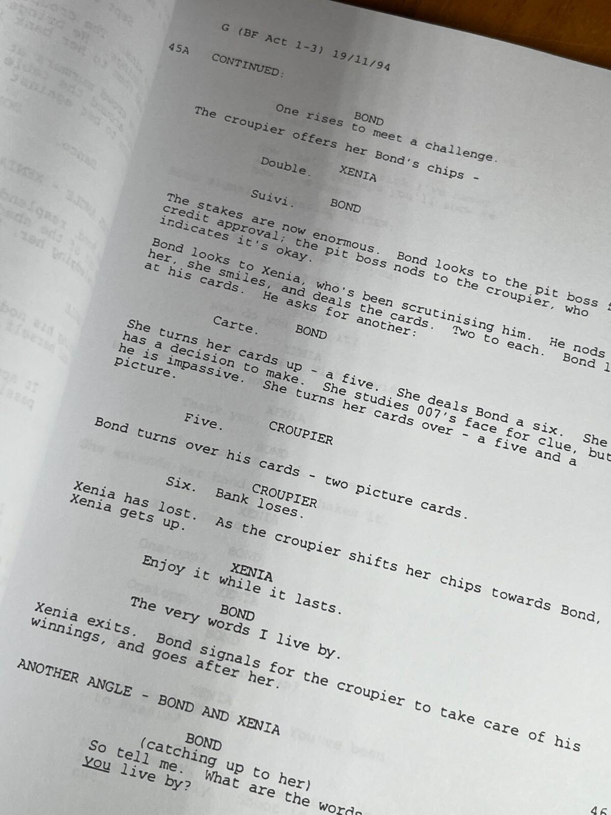 GoldenEye Script Signed- Autograph Reprints- Pierce Brosnan- James Bond 007