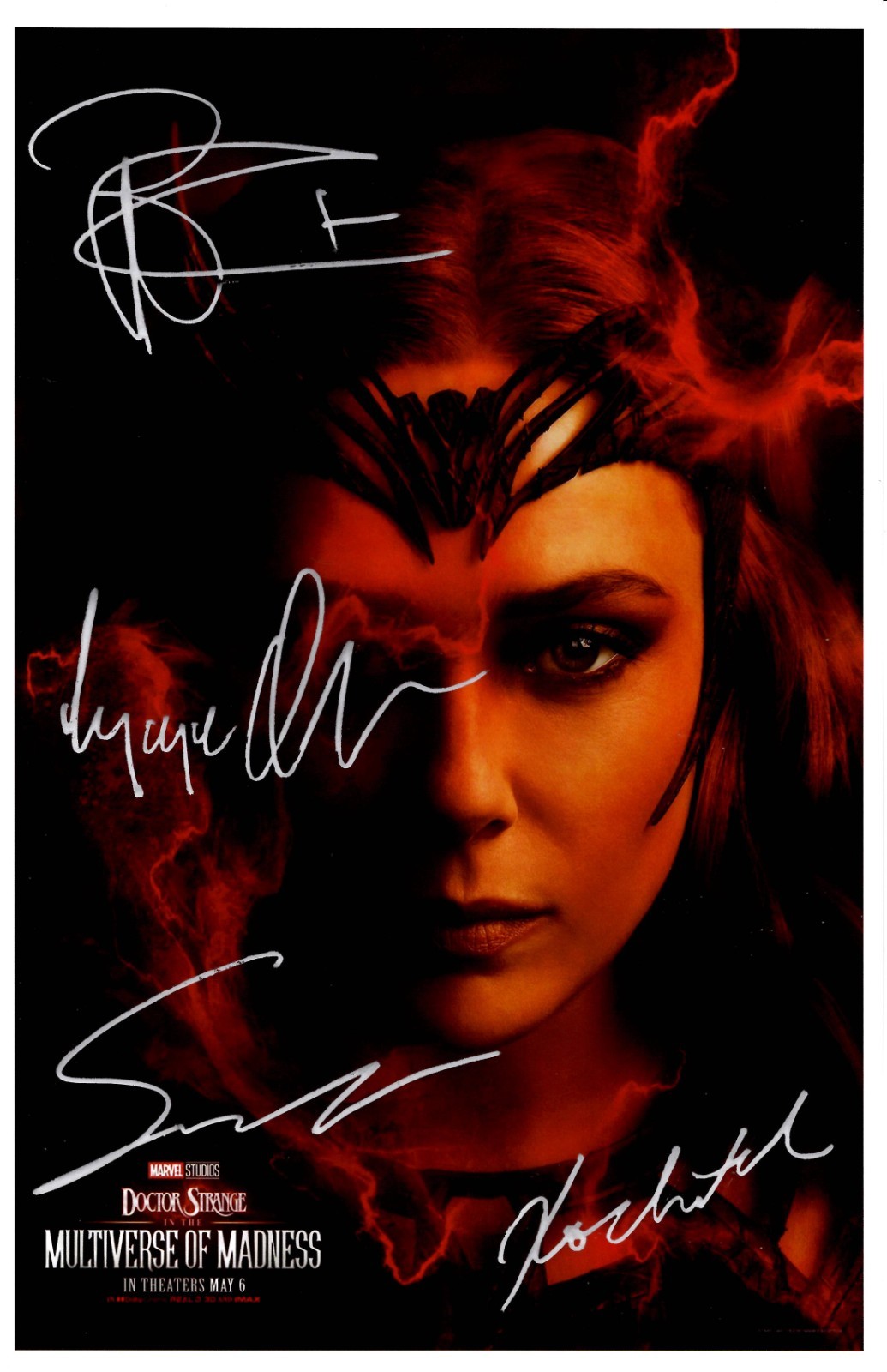 DOCTOR STRANGE IN THE MULTIVERSE OF MADNESS Signed Poster 11×17 Benedict Cumberb
