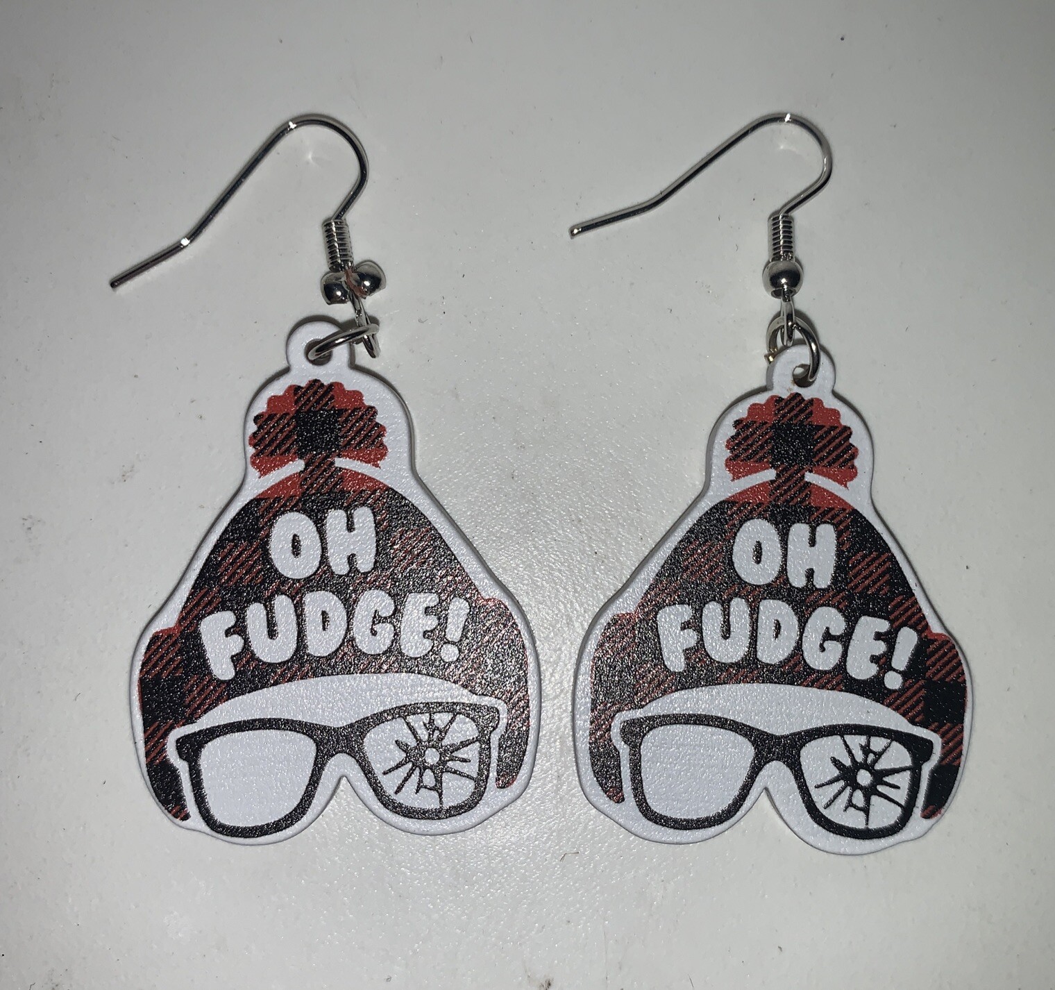 A Christmas Story Ralphie Earrings Accessories Oh Fudge Youll Shoot Your Eye Out