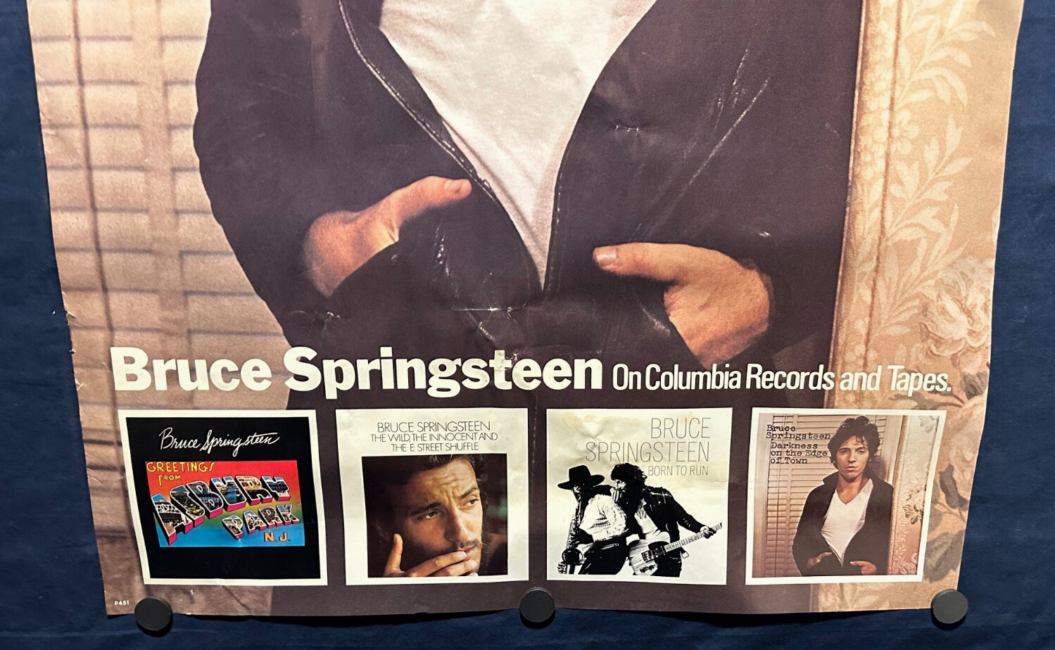 🔥 Very Rare BRUCE SPRINGSTEEN “Darkness” Record Store PROMO POSTER 23×35 VG+