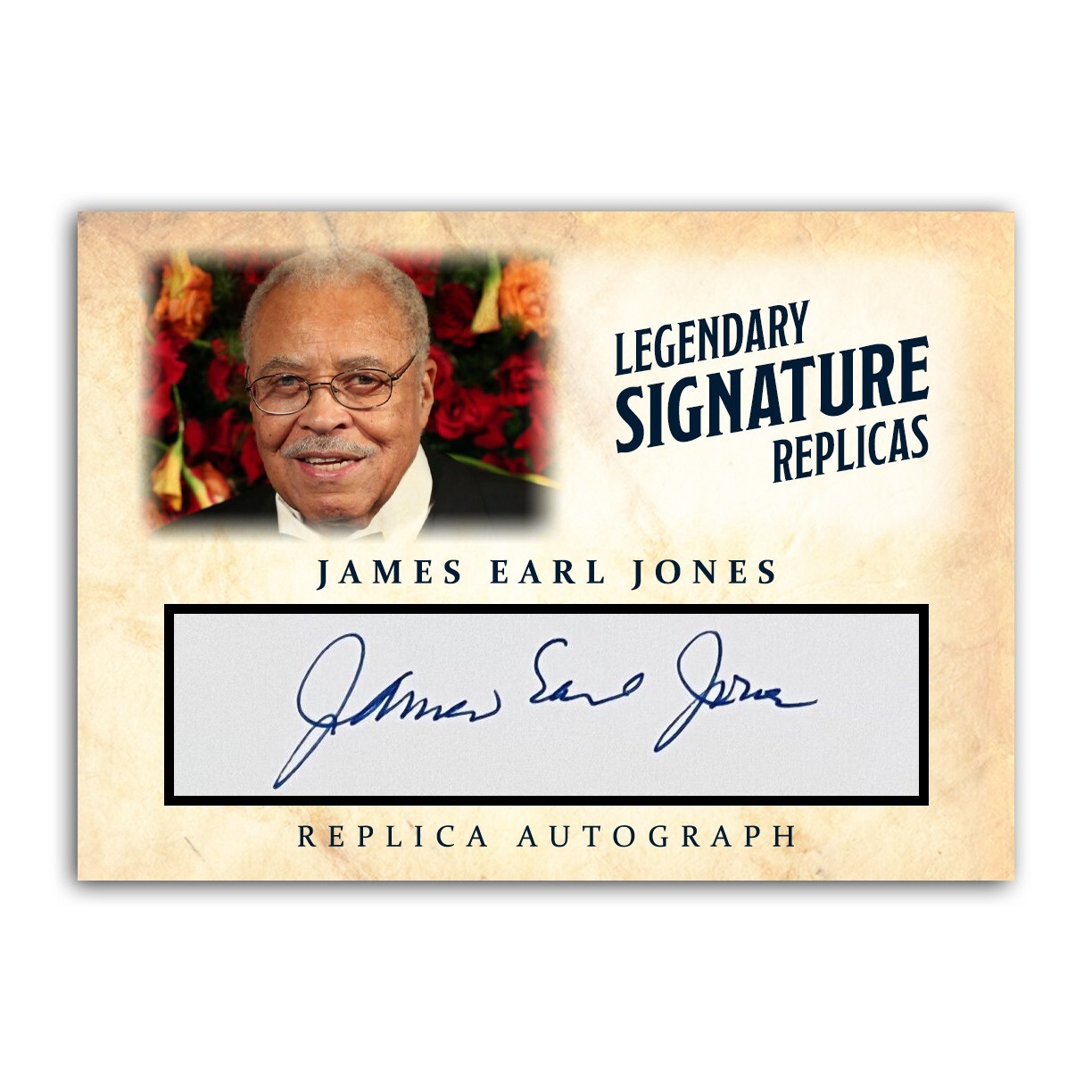James Earl Jones ACEO Replica Reprint Autograph Novelty Collectible Card