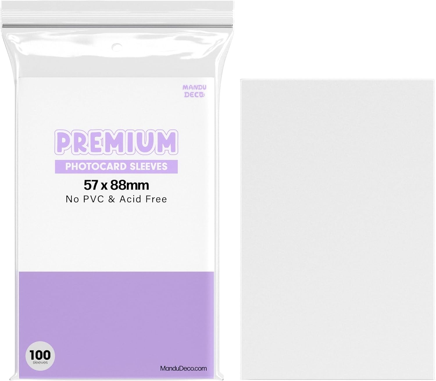 Kpop Photocard Sleeves Clear Polypropylene Card Protector for Albums Photocar…