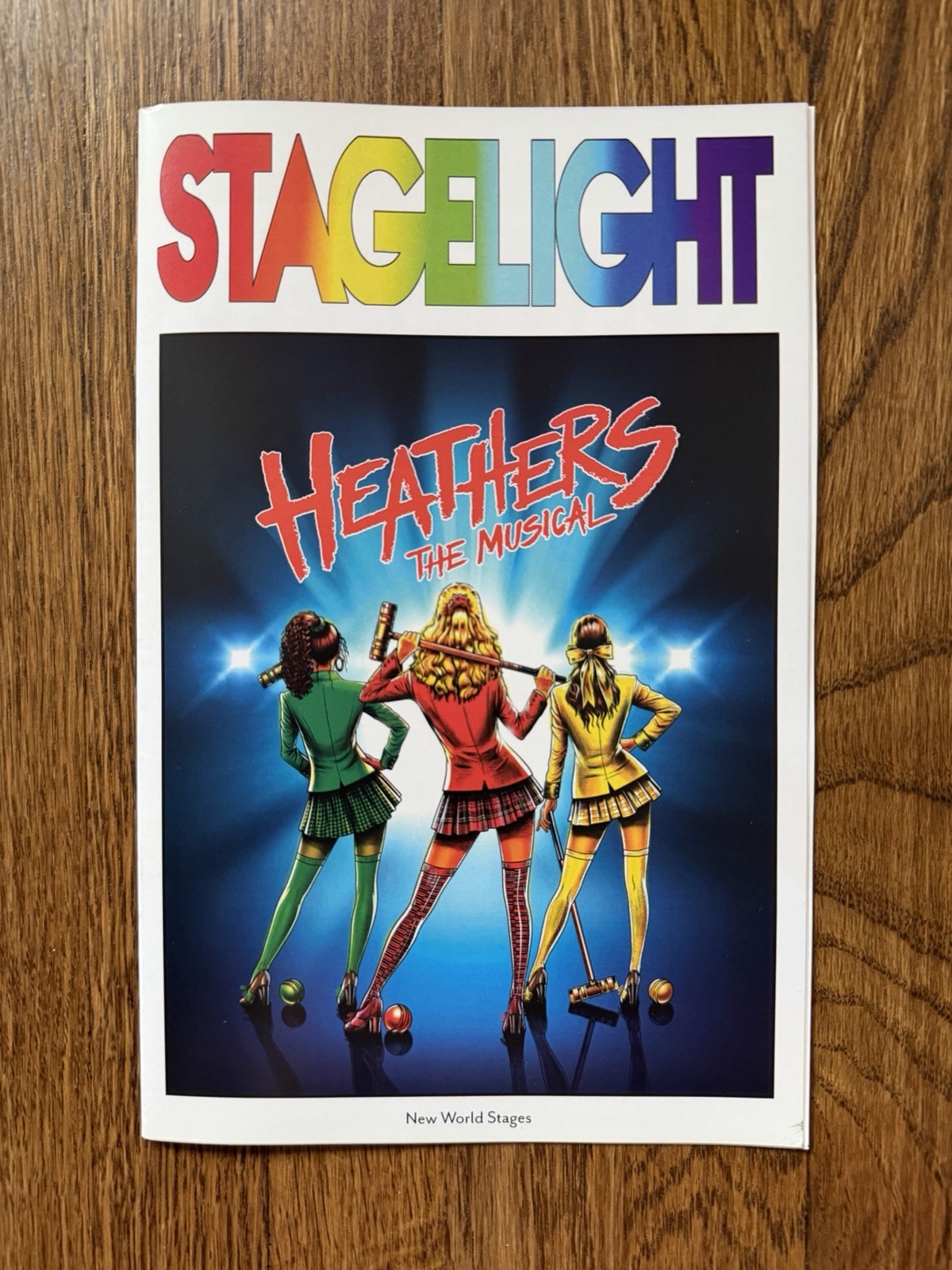 Heathers Off Broadway Program Playbill Pride John Cardoza Isabella Esler