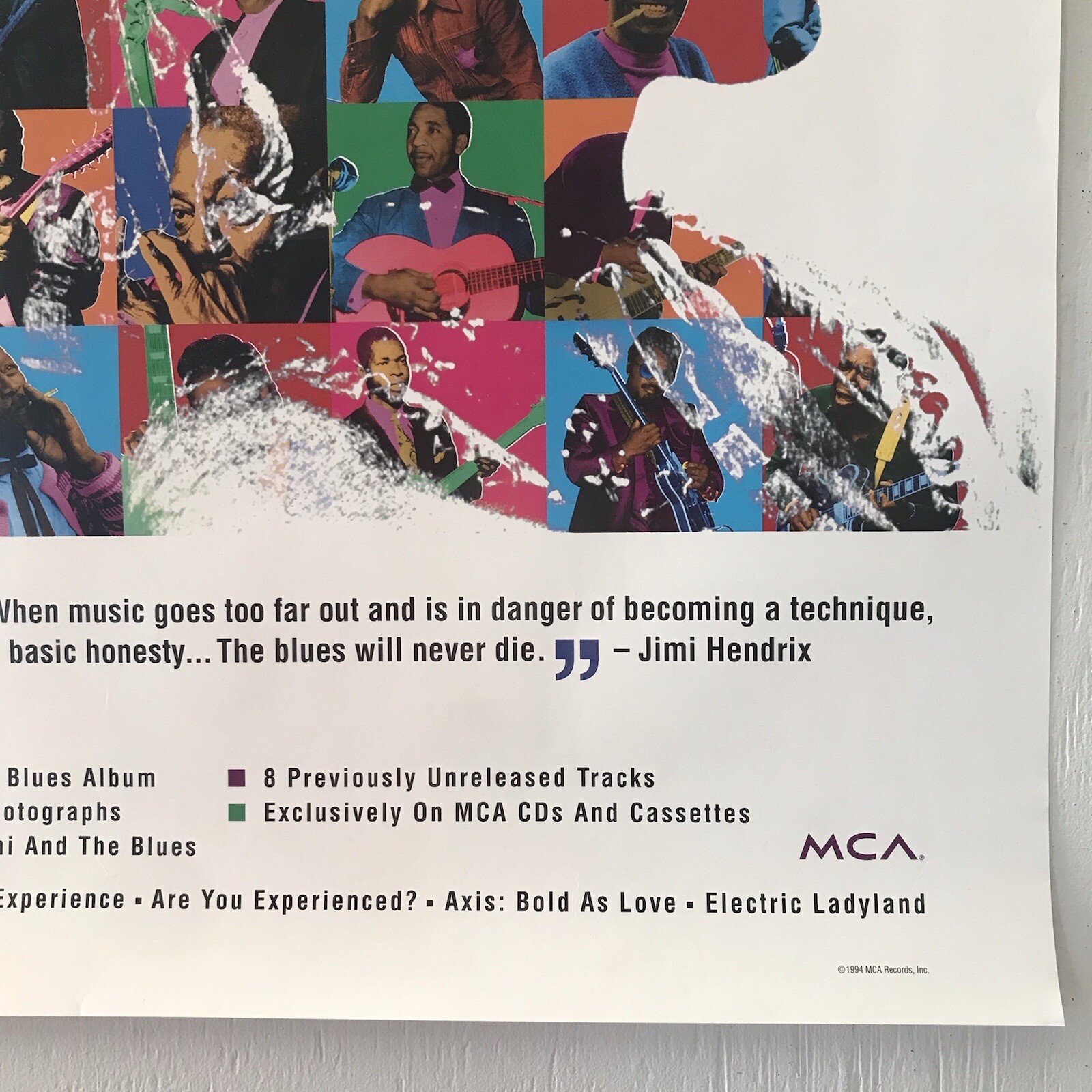 Jimi Hendrix: Blues Poster 18×30
