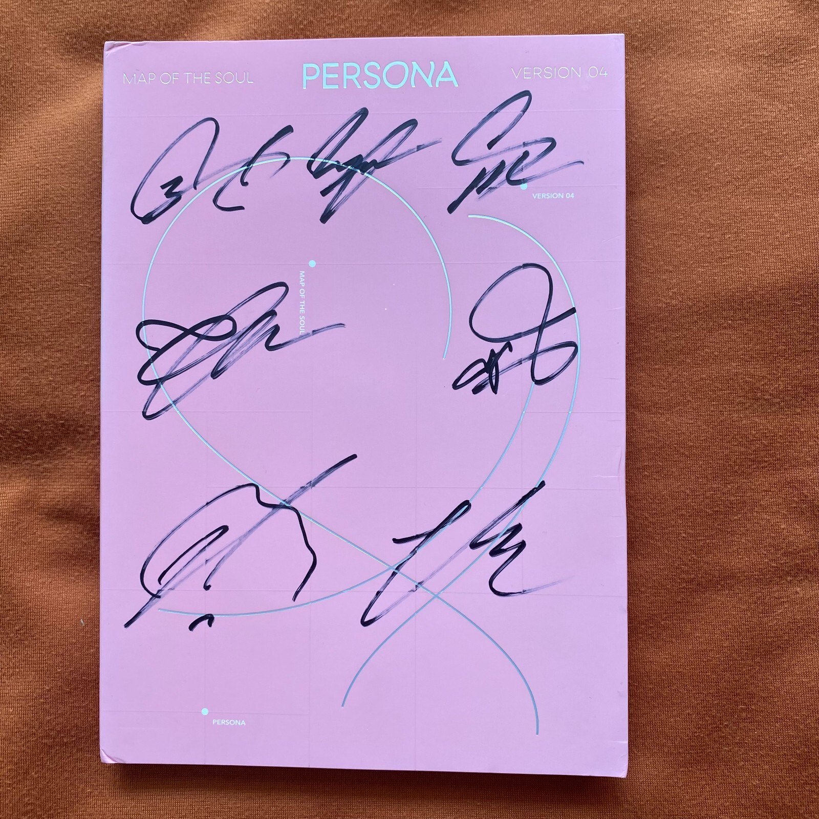 BTS MAP OF THE SOUL PERSONA ALBUM CD Autographed 04 VERSION K-POP RARE