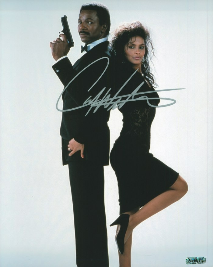 CARL WEATHERS Signed 8×10 Photograph Hologram COA