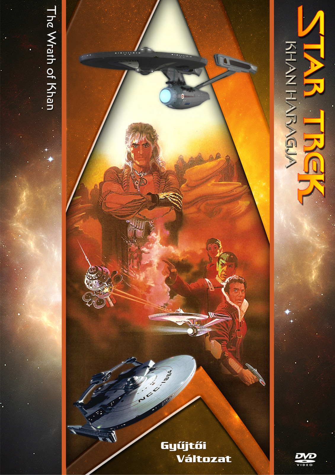 STAR TREK II THE WRATH OF KHAN Movie Poster 1982 RARE William Shatner Sci-Fi