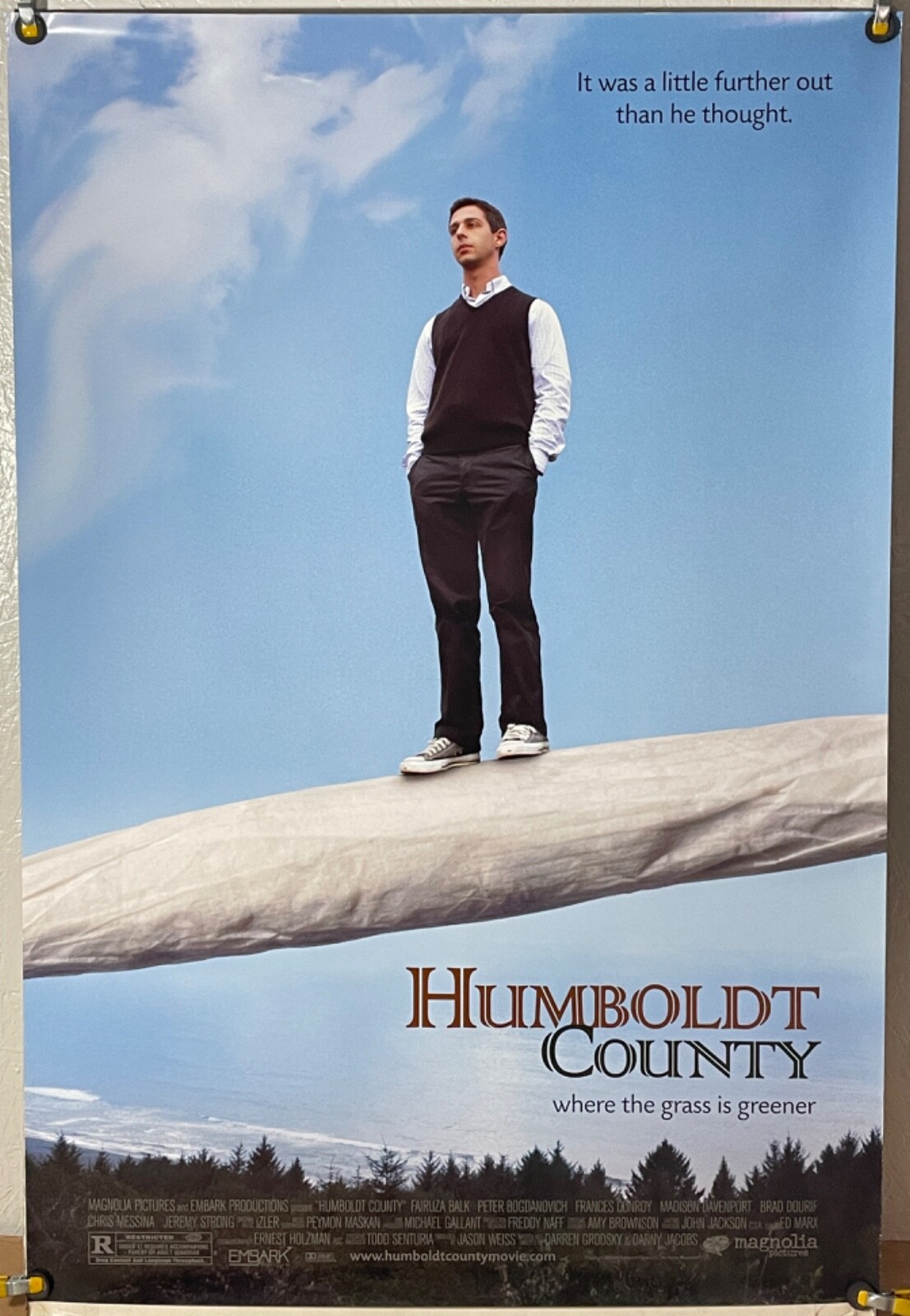 HUMBOLDT COUNTY DS ROLLED ORIGINAL ONE SHEET MOVIE POSTER FAIRUZA BALK (2008)