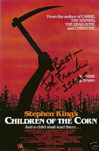 John Franklin signed “Isaac” Children of the Corn LOOK