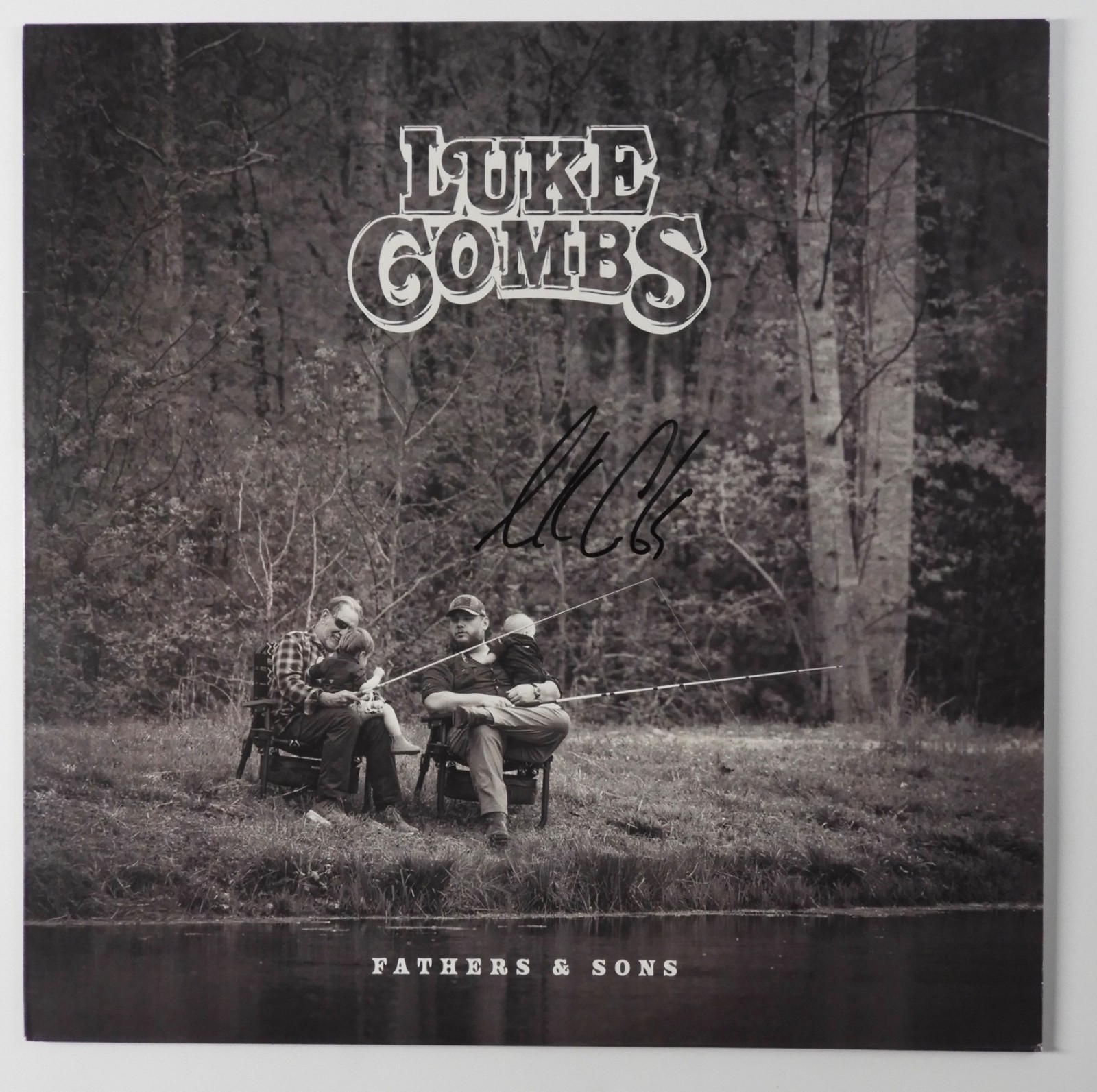 Luke Combs Signed Autograph Album JSA Record Vinyl Fathers & Sons
