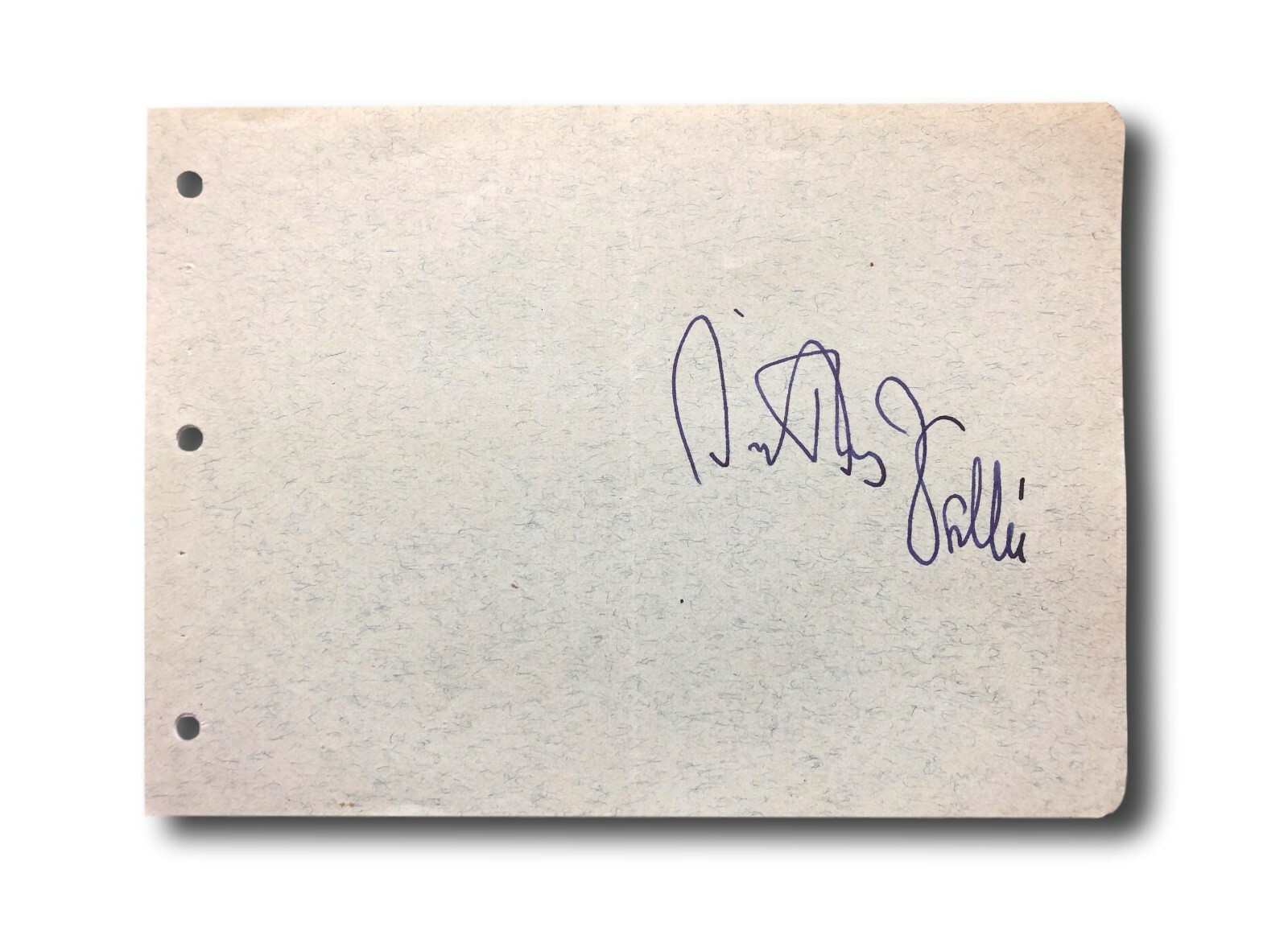 Rudy Vallee Hand Signed Album Page Cut JSA COA Autograph Actor Palm Beach Story
