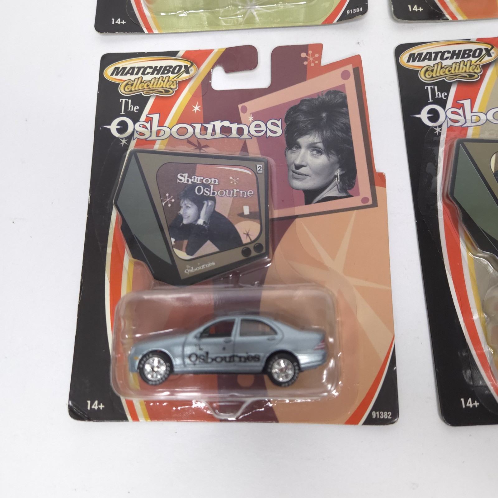 2002 The Osbournes Matchbox Mattel 1:64 Diecast Car Set Of 4 NEW Ozzy