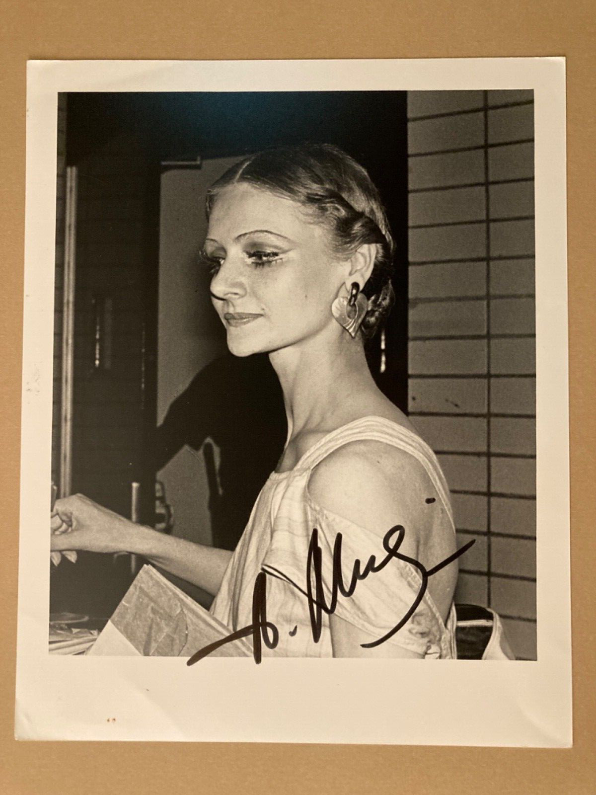 Rare ballet ballerina photo Alla Mikhalchenko signed portrait Bolshoi Ballet ‘87