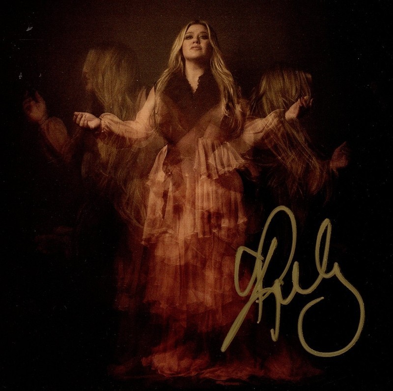KELLY CLARKSON SIGNED CHEMISTRY FRAMED & MATTED CD AUTOGRAPH COA ACOA