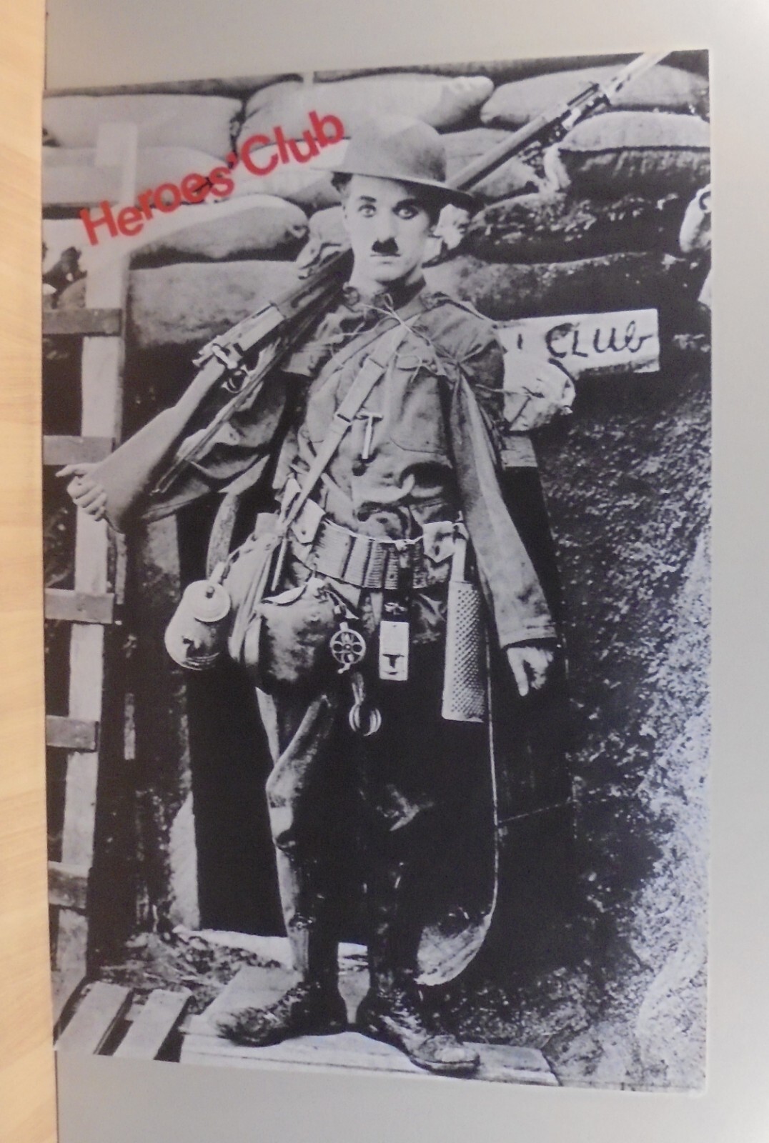 CHARLIE CHAPLIN VTG GIANT POSTER 24” X 36” 1989