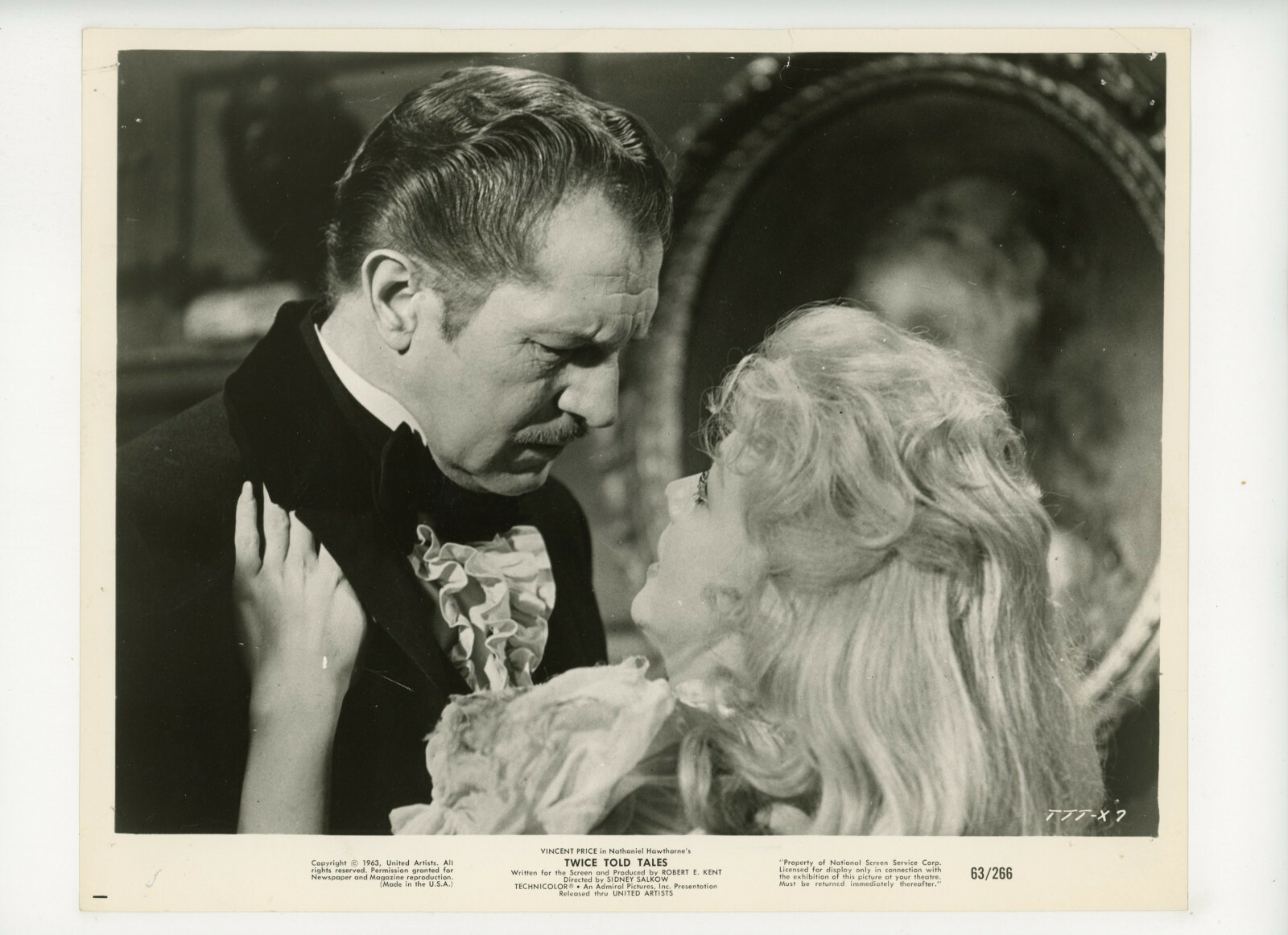 TWICE TOLD TALES Orig Movie Still 8×10 Sci-Fi Horror Pinholes Tiny Rip ’63 21992