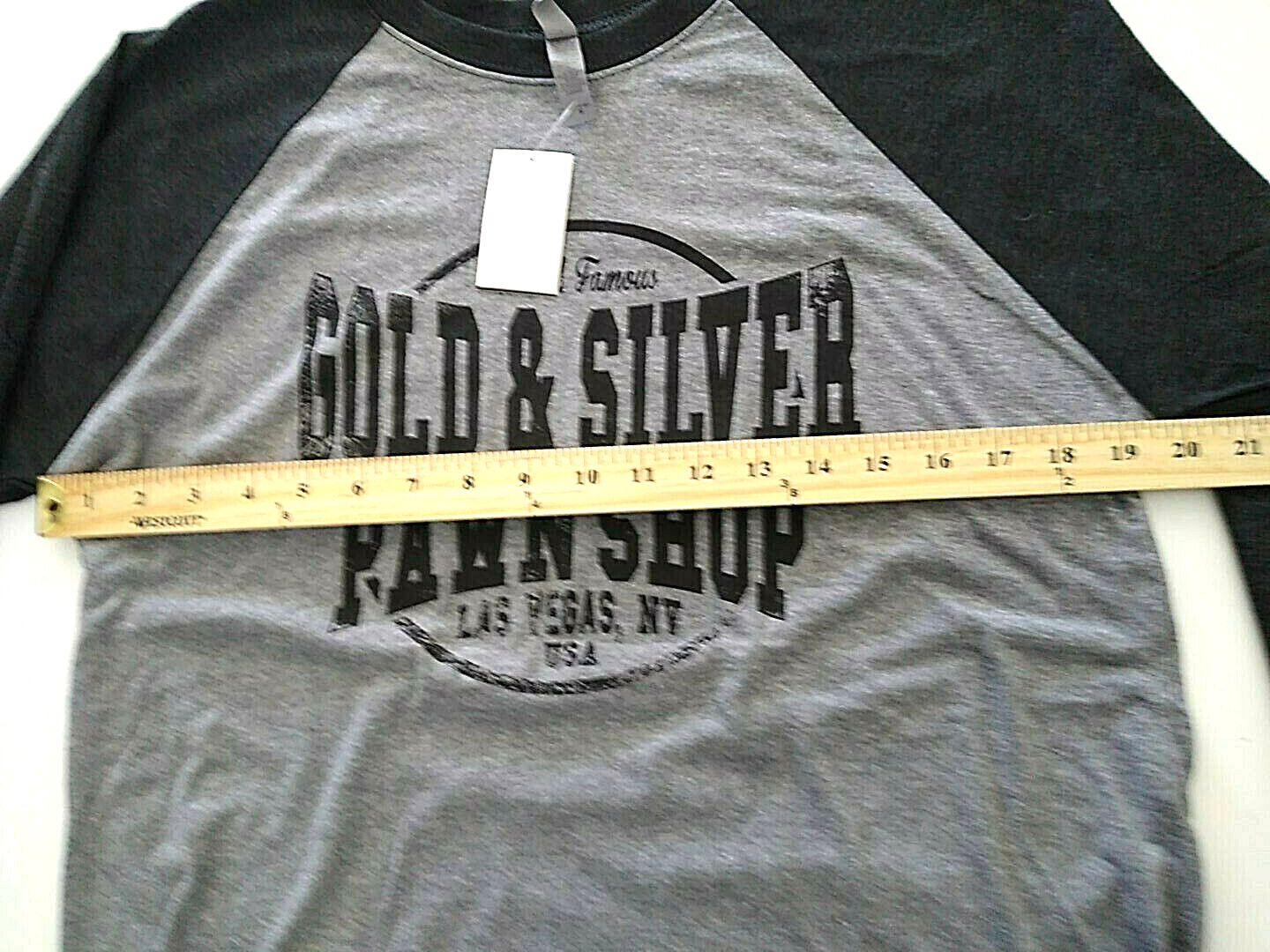 Gold & Silver PAWN STARS Las Vegas T-Shirt Black Gray Medium NWT