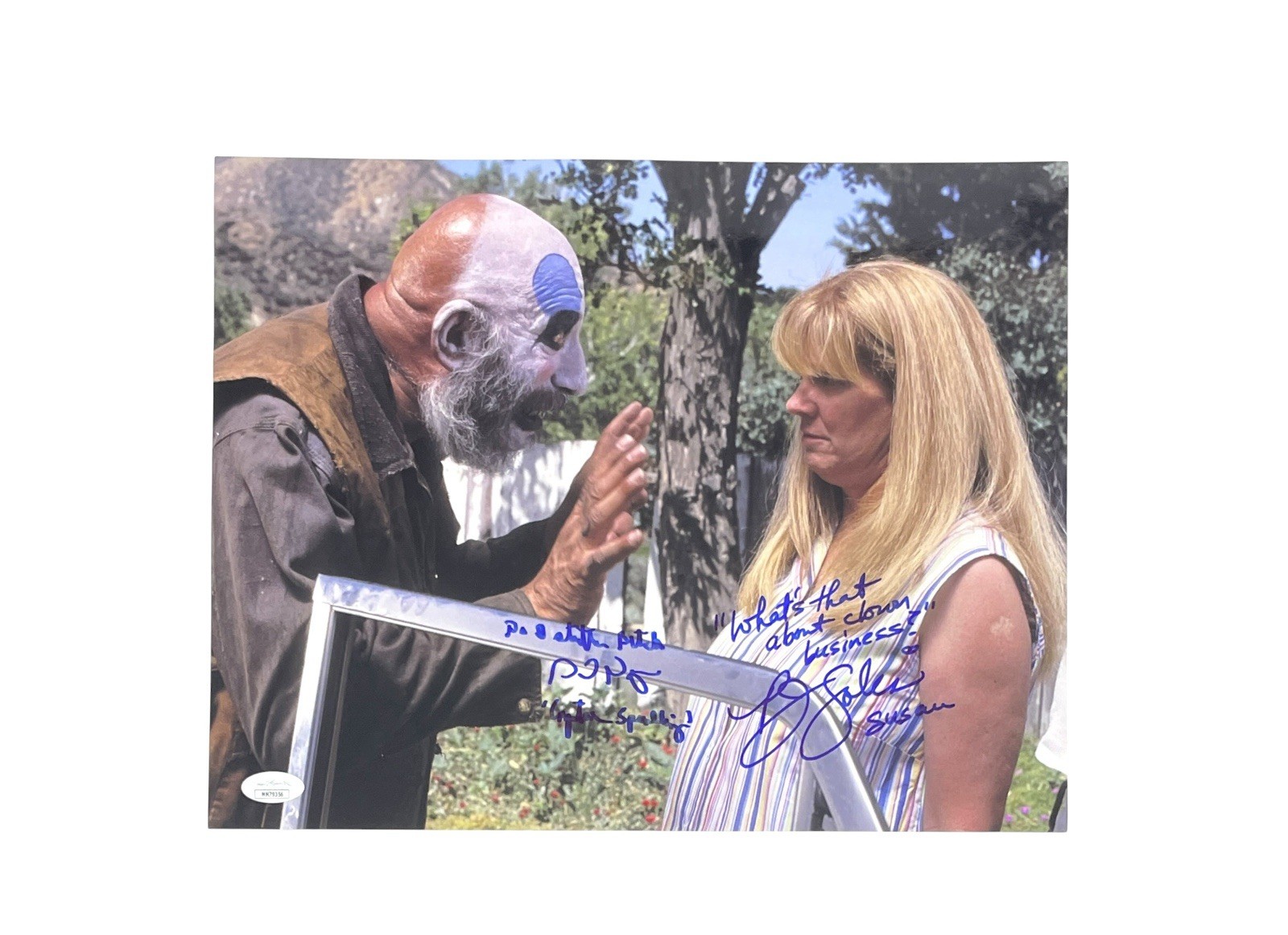 Captain Spaulding Sid Haig Signed Photo House of 1000 Corpses Devils Rejects JSA