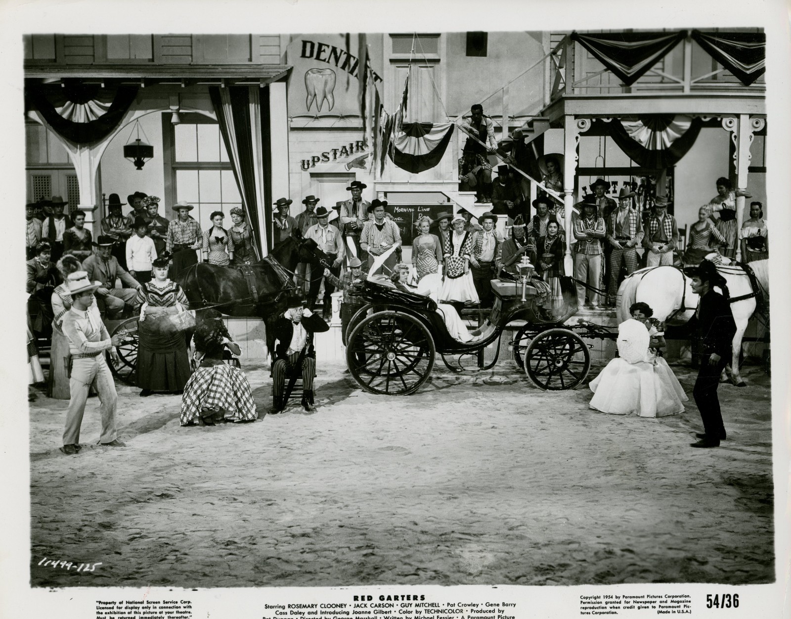 Red Garters (1954) 8×10 black & white movie photo #125