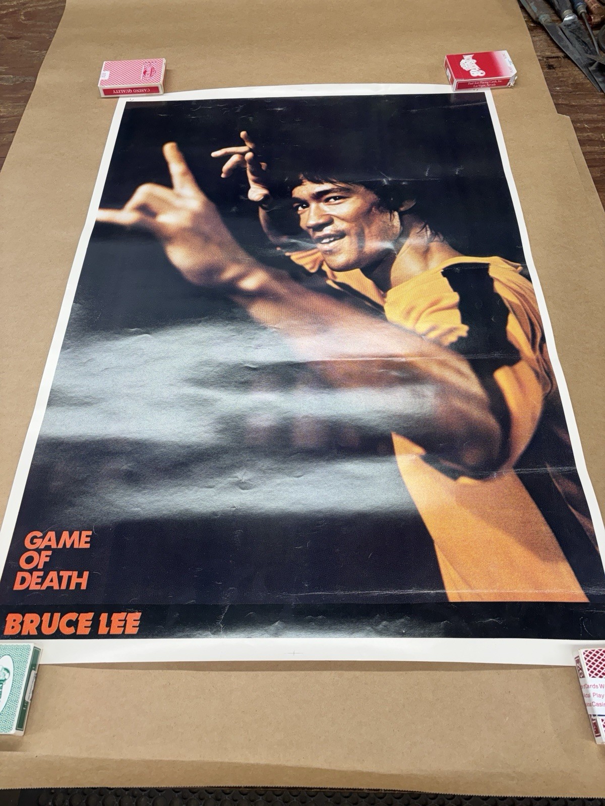 Bruce Lee Game Of Death Poster Vintage Kung Fu Karate Martial Arts