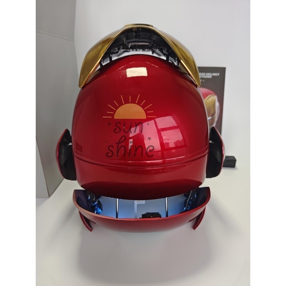 US! 1:1 Wearable Friday Iron Man Mk50 Helmet COS Remote Touch Voice Control Gift