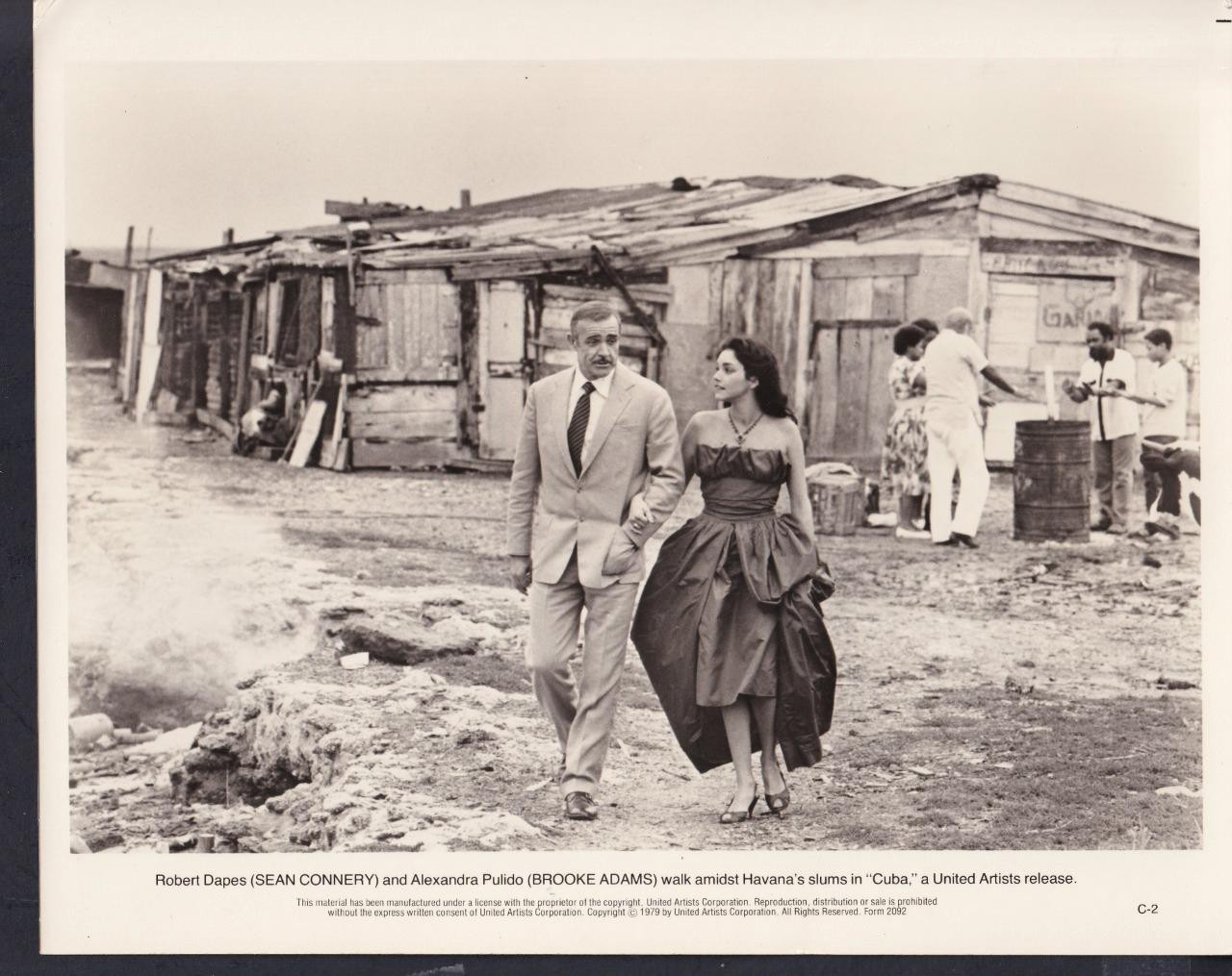Sean Connery Brooke Adams CUBA 1979 original movie photo 49723
