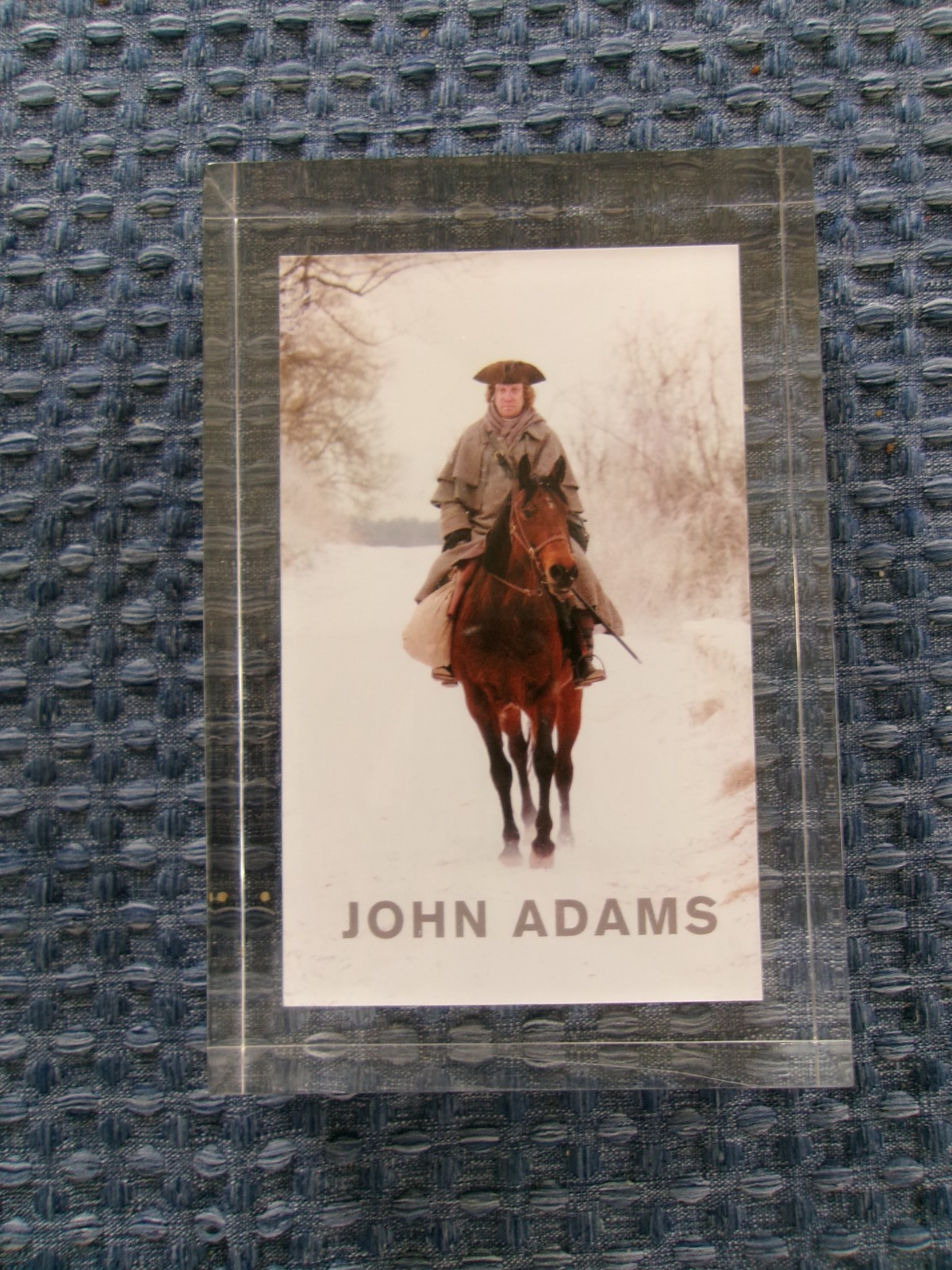 JOHN ADAMS New CAST & CREW Paper Weight EMMY WINNING Paul Giamatti Laura Linney