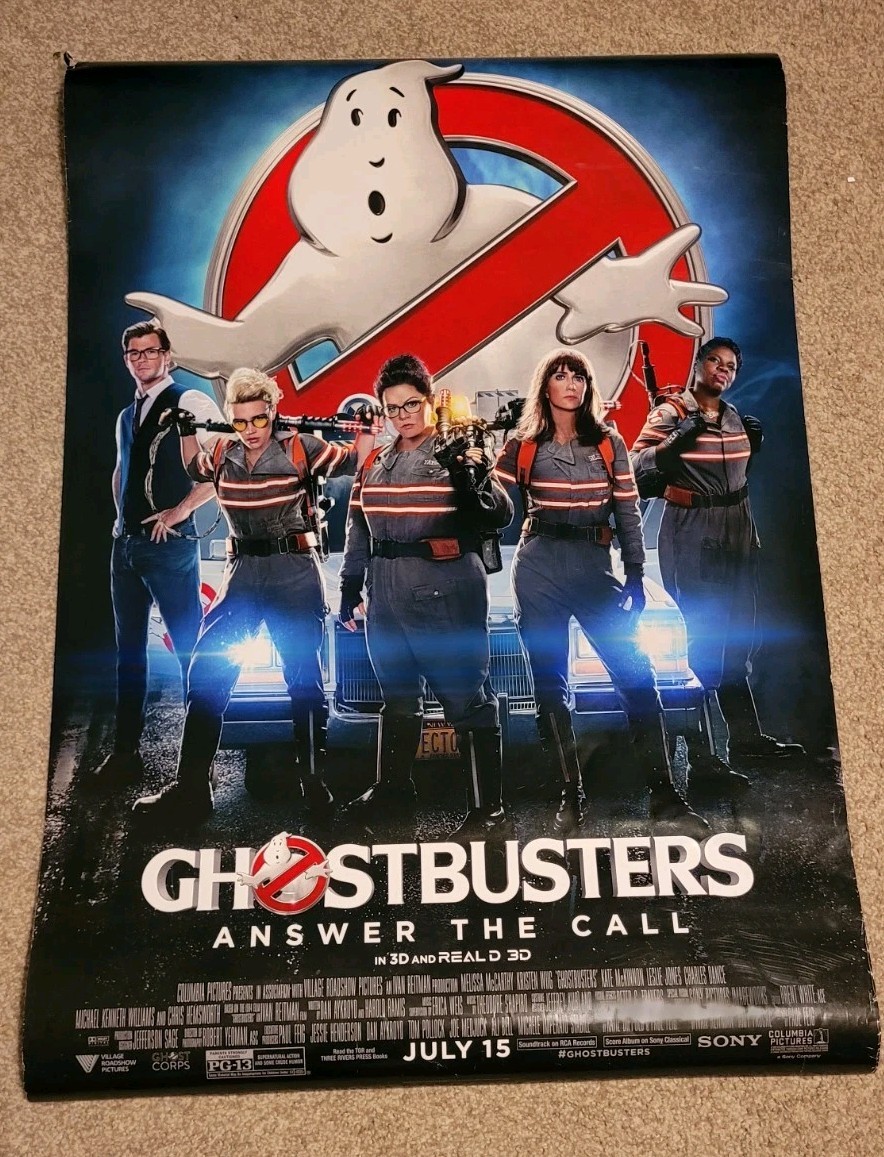 GHOSTBUSTERS (2016) Original DS 2 Sided 27×40″ Movie Poster
