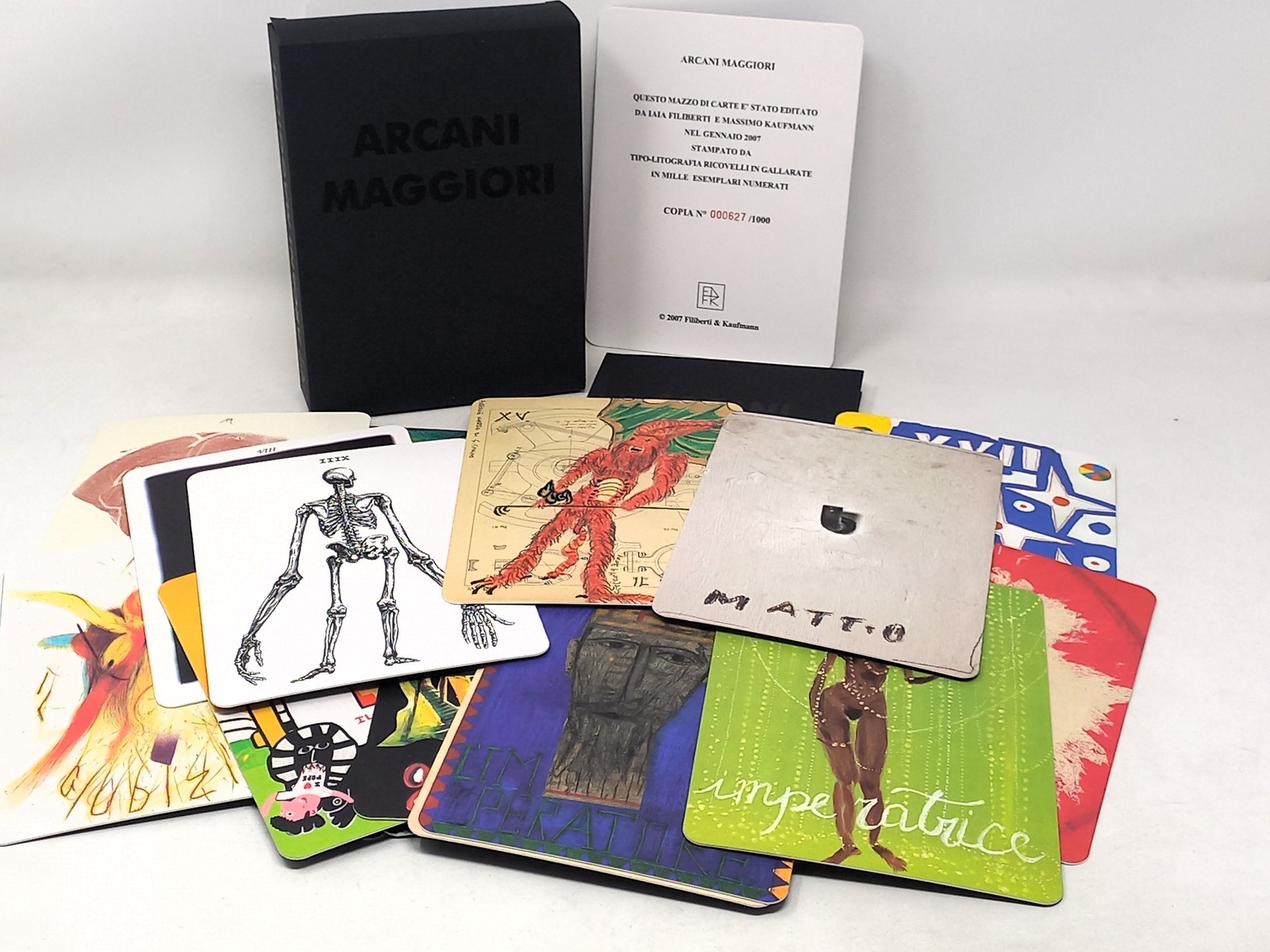 Major Arcana, 2007 – Tarot Deck 22 Cards / 5.31 x 7.09 In. Limited Ed.