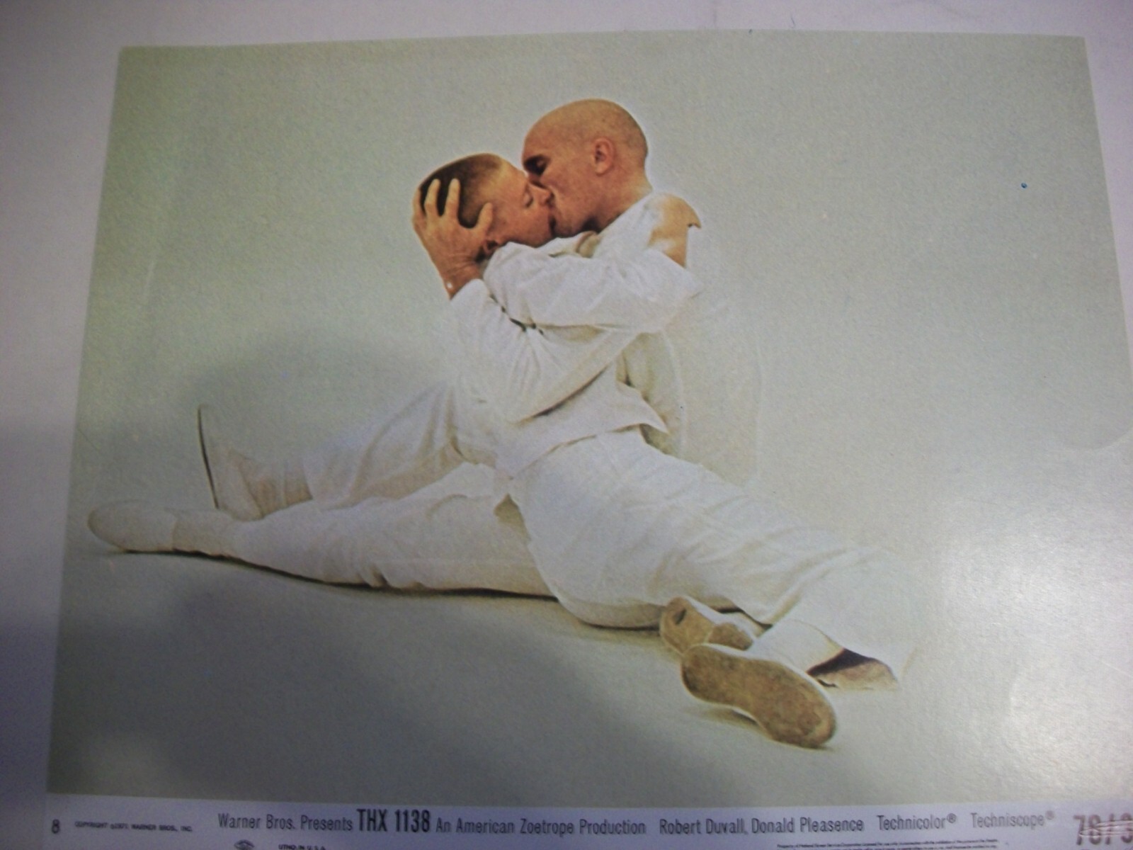 THX 1138 8 x 10 lobby card set 1970
