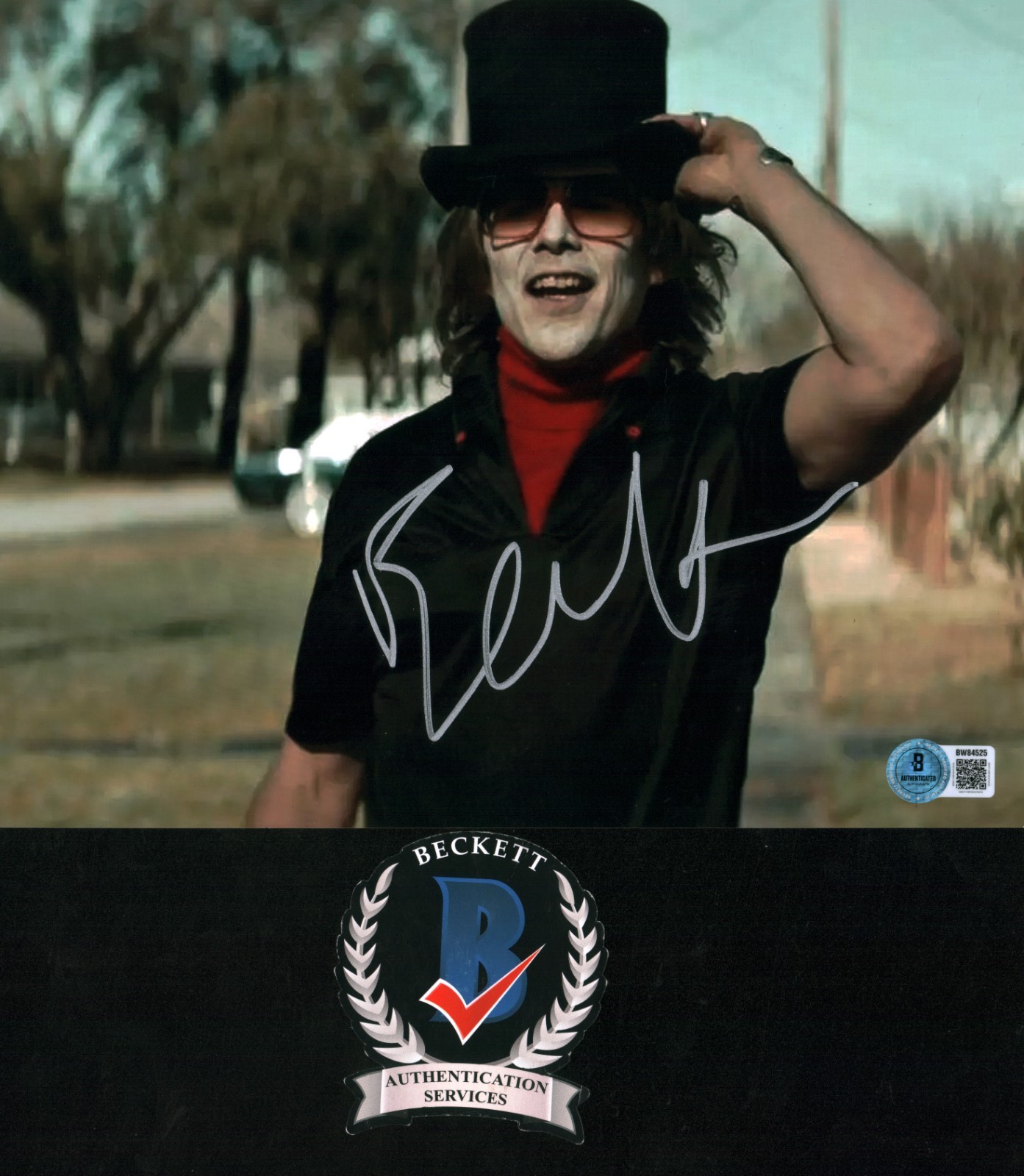 ETHAN HAWKE SIGNED THE BLACK PHONE 8X10 PHOTO THE GRABBER BECKETT BAS COA