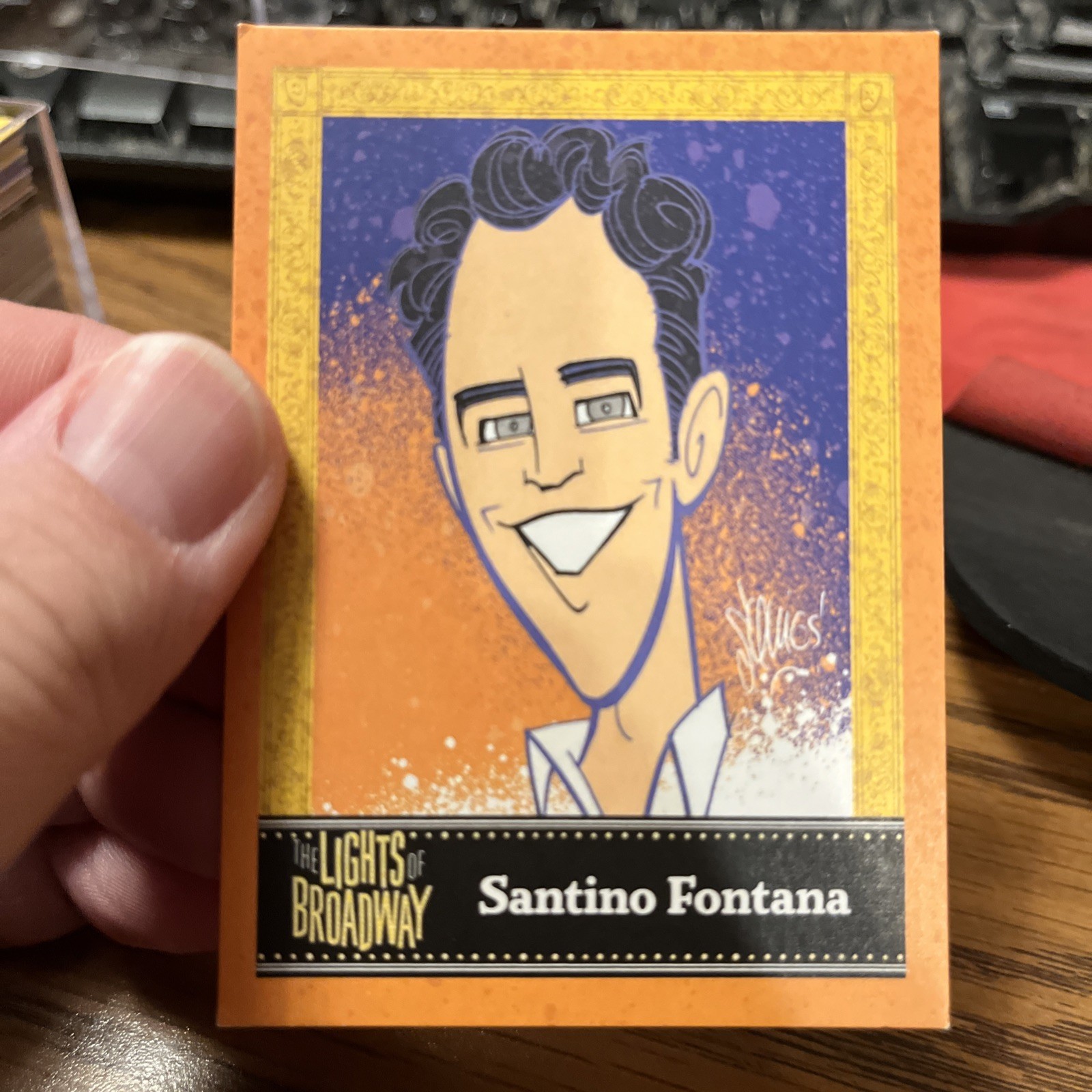 The Lights of Broadway Show Cards – Santino Fontana – Spring 2016 Edition