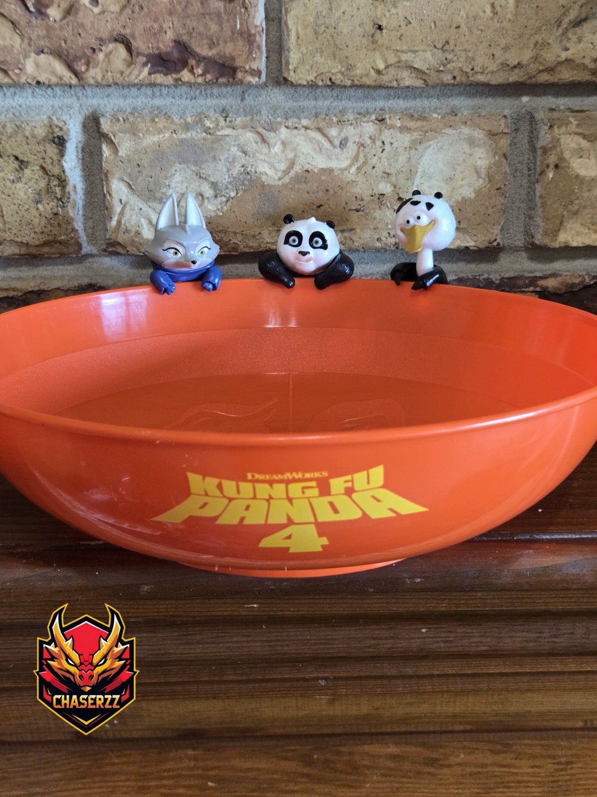 Kung Fu Panda 4 AMC Popcorn Bucket Noodle Bowl with 3 Removable Figurines NEW
