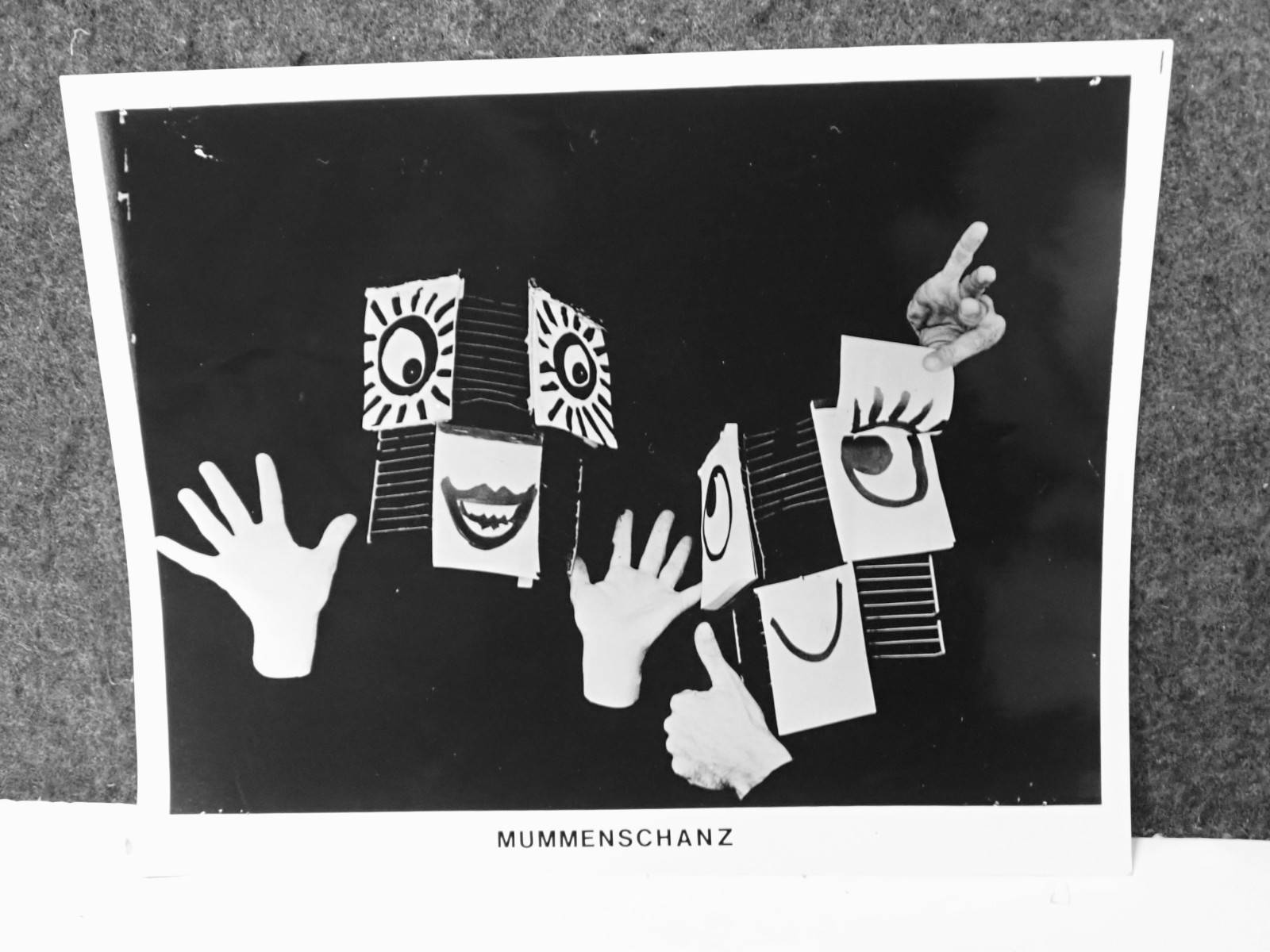 1974 Mummenschanz Mime Performers THEATER PHOTO ANDRES BOSSARD & BERNIE SCHURCH