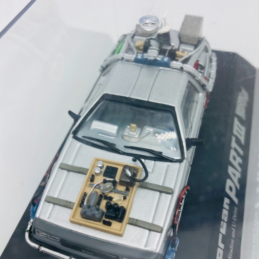 BACK TO THE FUTURE Part III 1/43 Scale Delorean DieCast Collection Figure SKYNET
