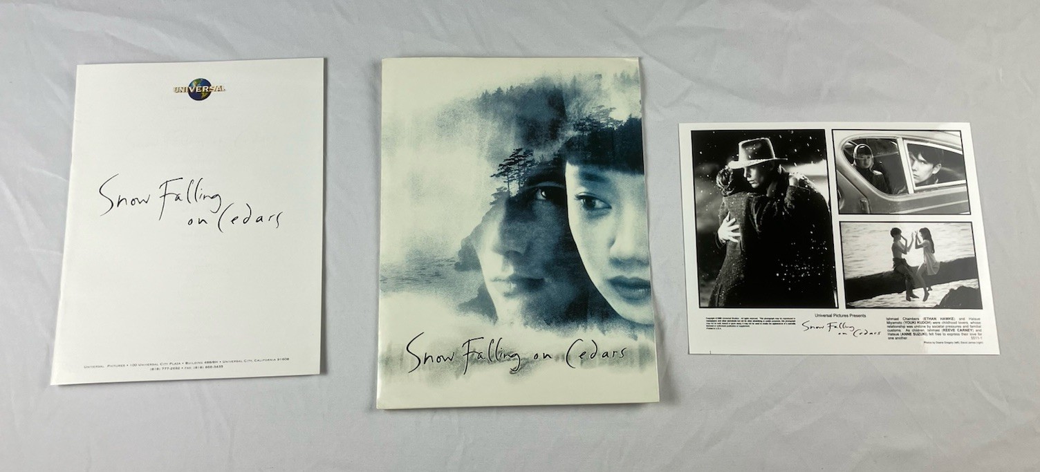 Press Kit SNOW FALLING ON CEDARS Movie 1999 Photo Production Booklet Ethan Hawke
