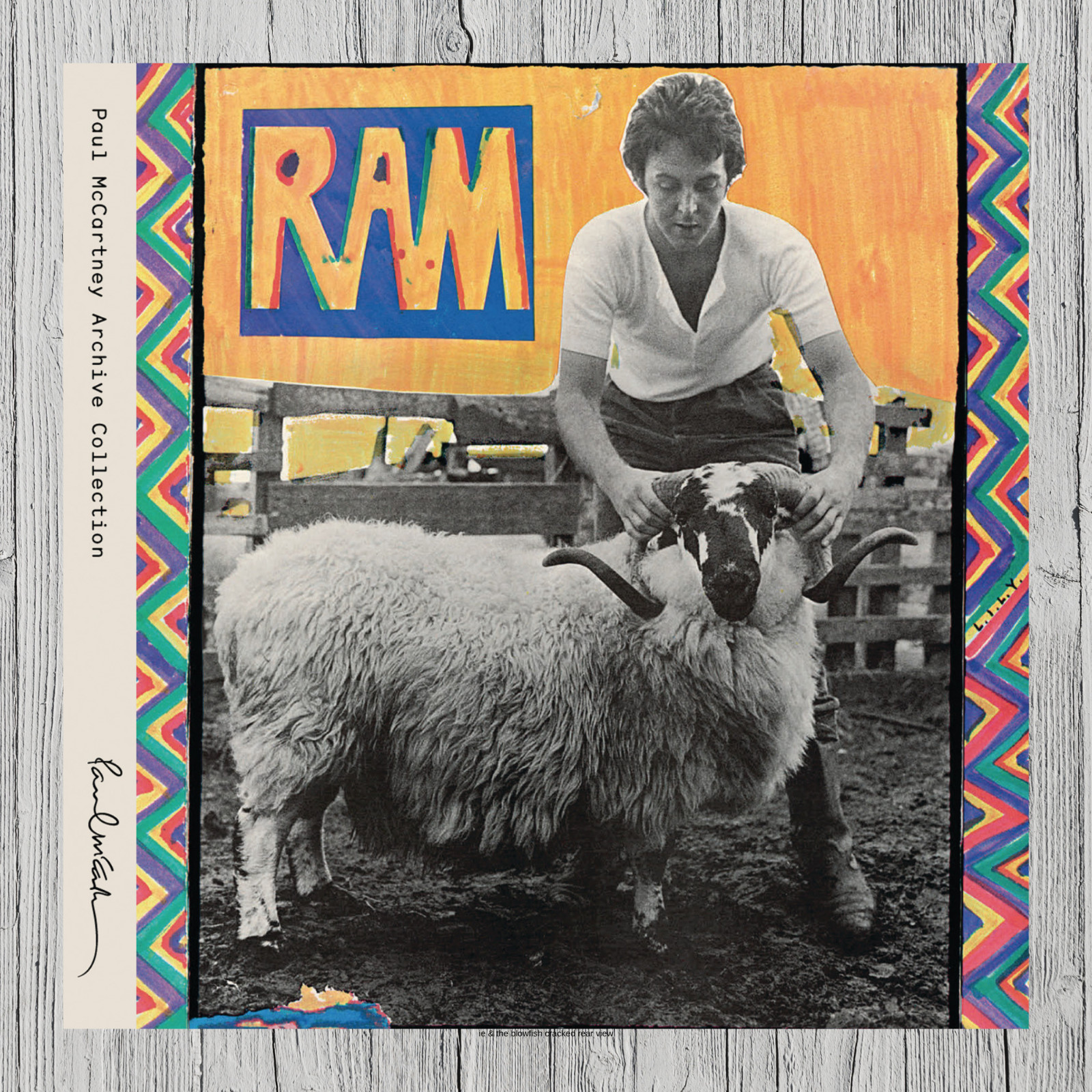 Paul & Linda McCartney Ram Album Cover Metal Sign Poster