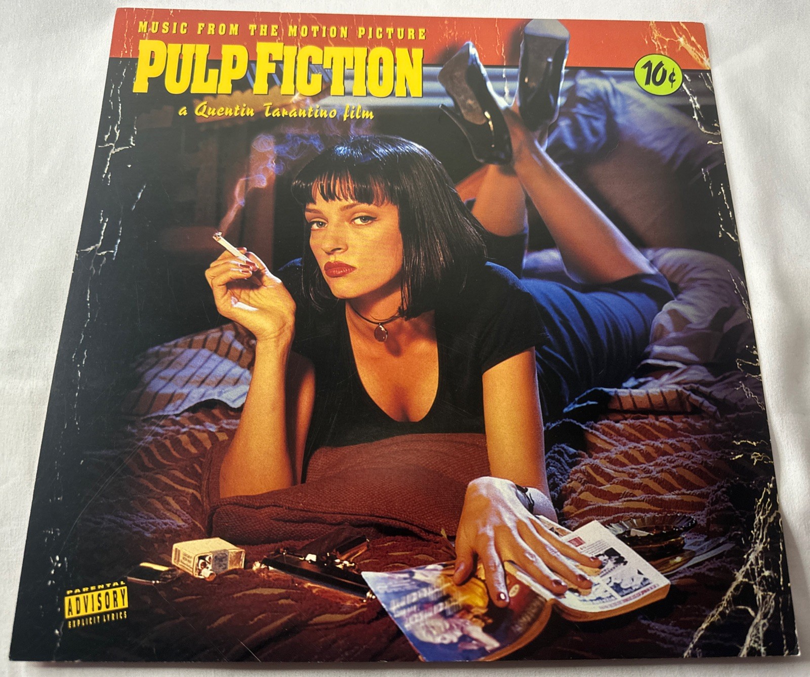 Quentin Tarantino Pulp Fiction Original 1994 US Soundtrack 12″ Poster Flat Promo