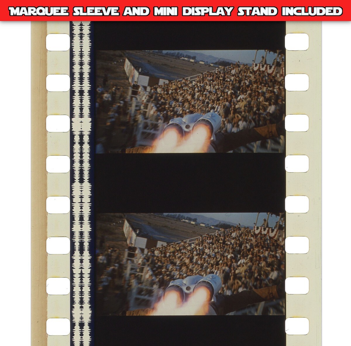 The Rocketeer – Cliff flies over large crowd – 35mm 5 Cell Film Strip 125