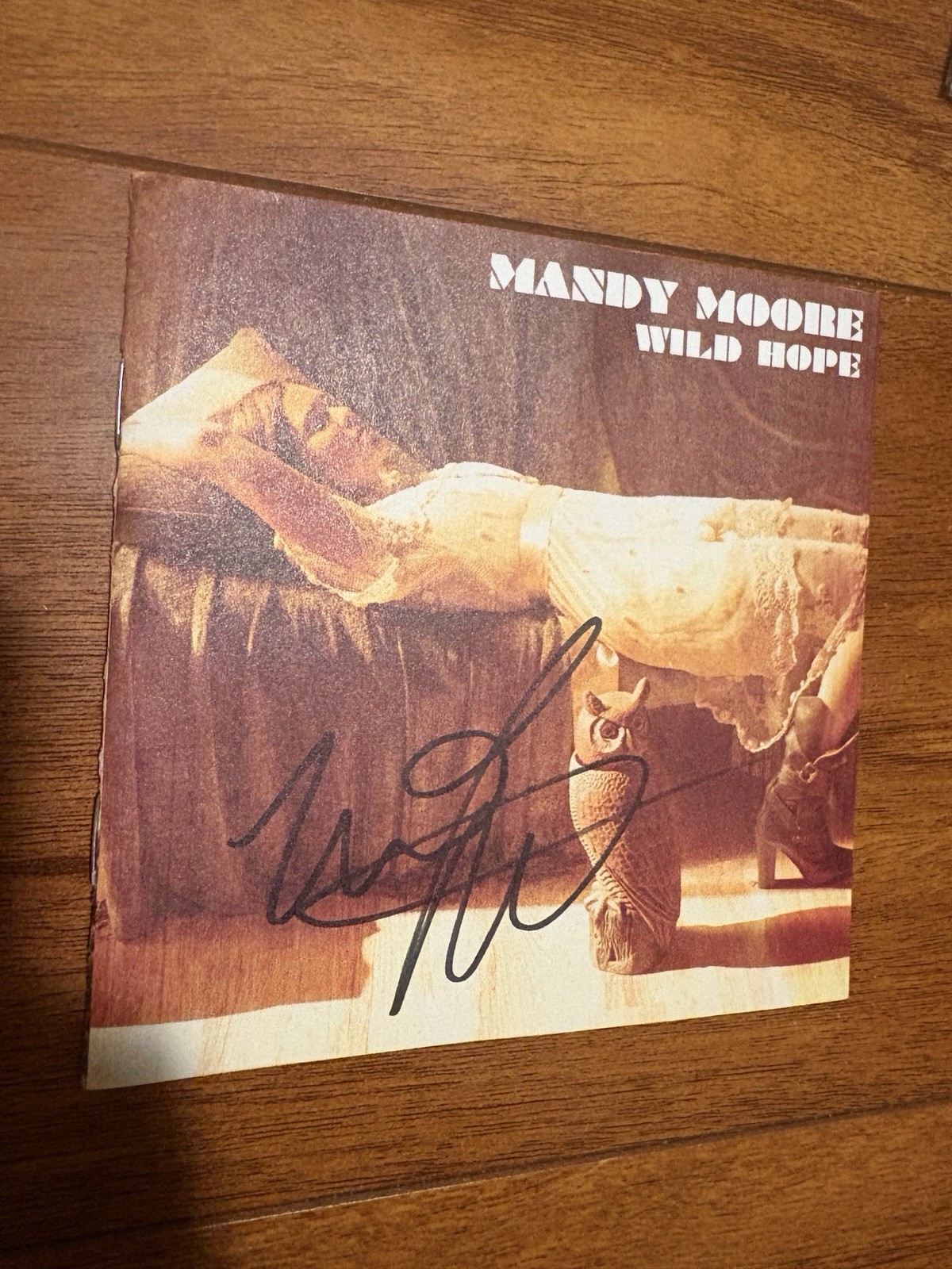 Mandy Moore Signed CD Liner Notes Lot