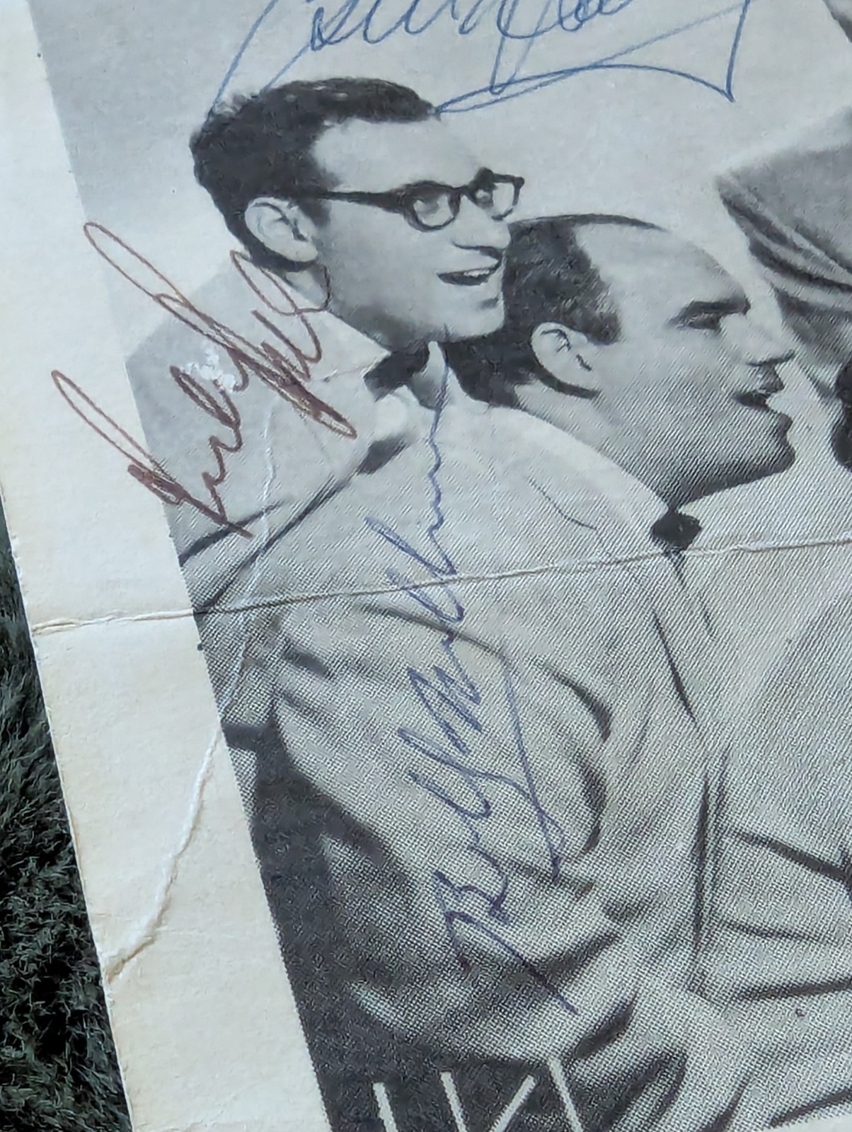 Bill Haley and His Comets Autographed Photo Post Card Hand Signed By Band Decca