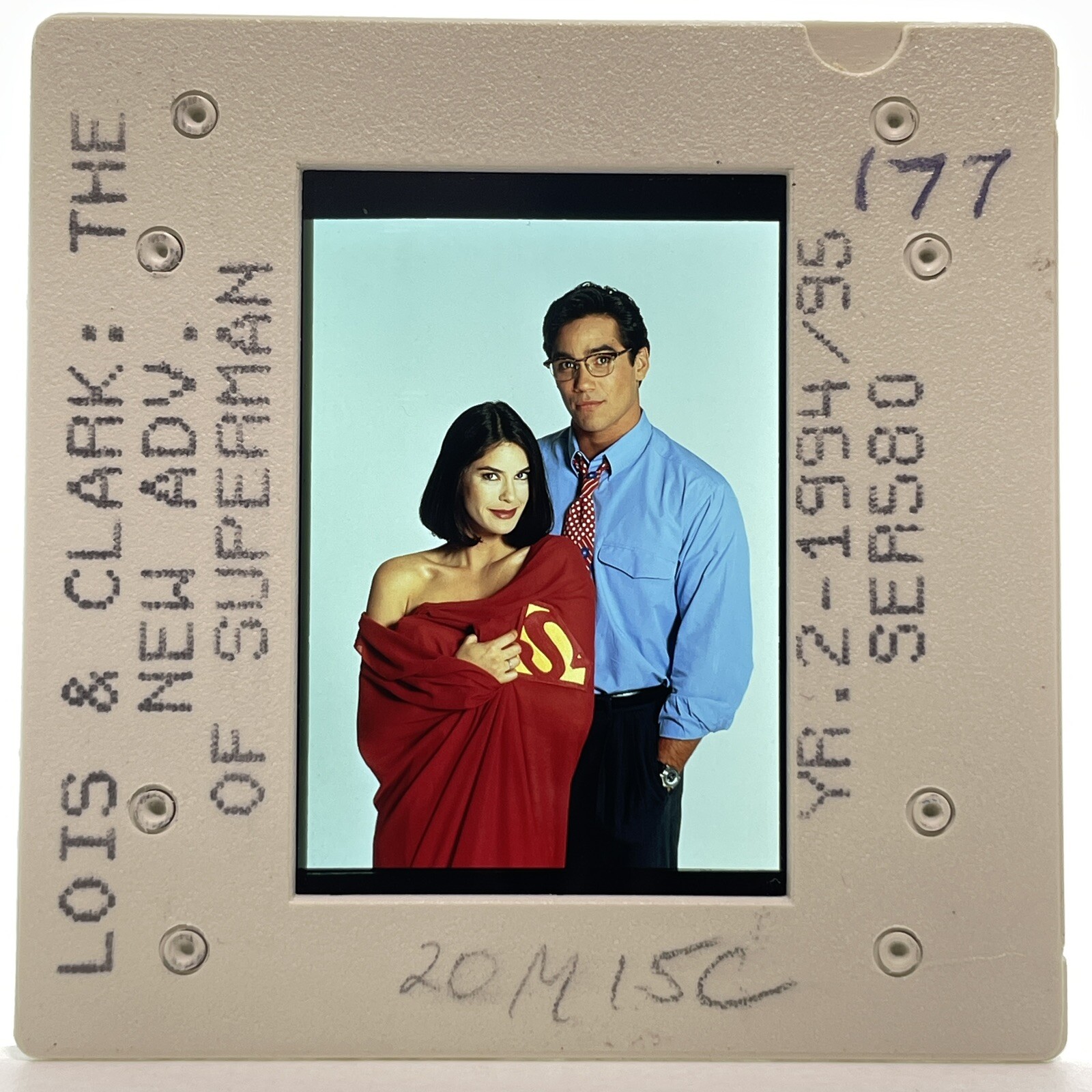 35mm Slide Lois & Clark New Adventures of Superman TV Series Vtg Publicity #1