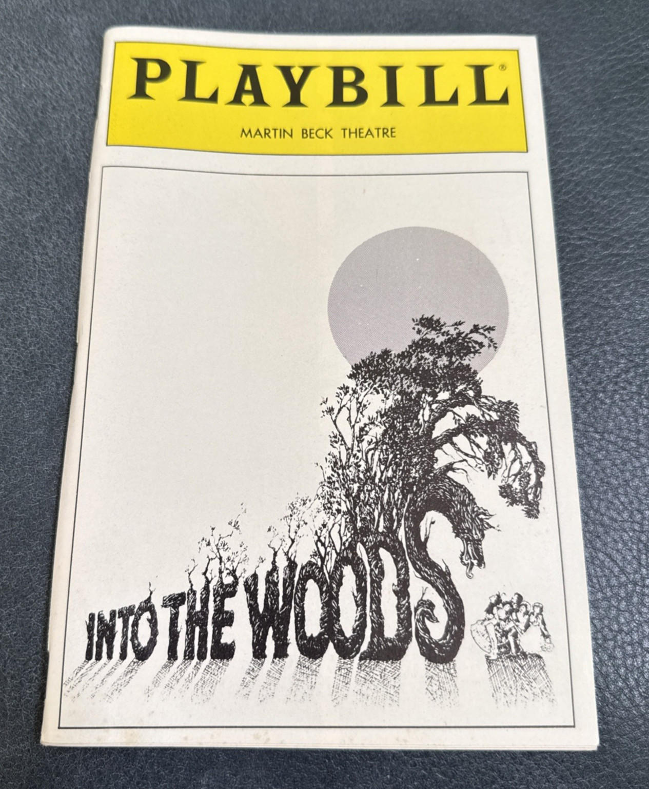 Into The Woods Playbill – December 1987 Original Broadway Cast Bernadette Peters