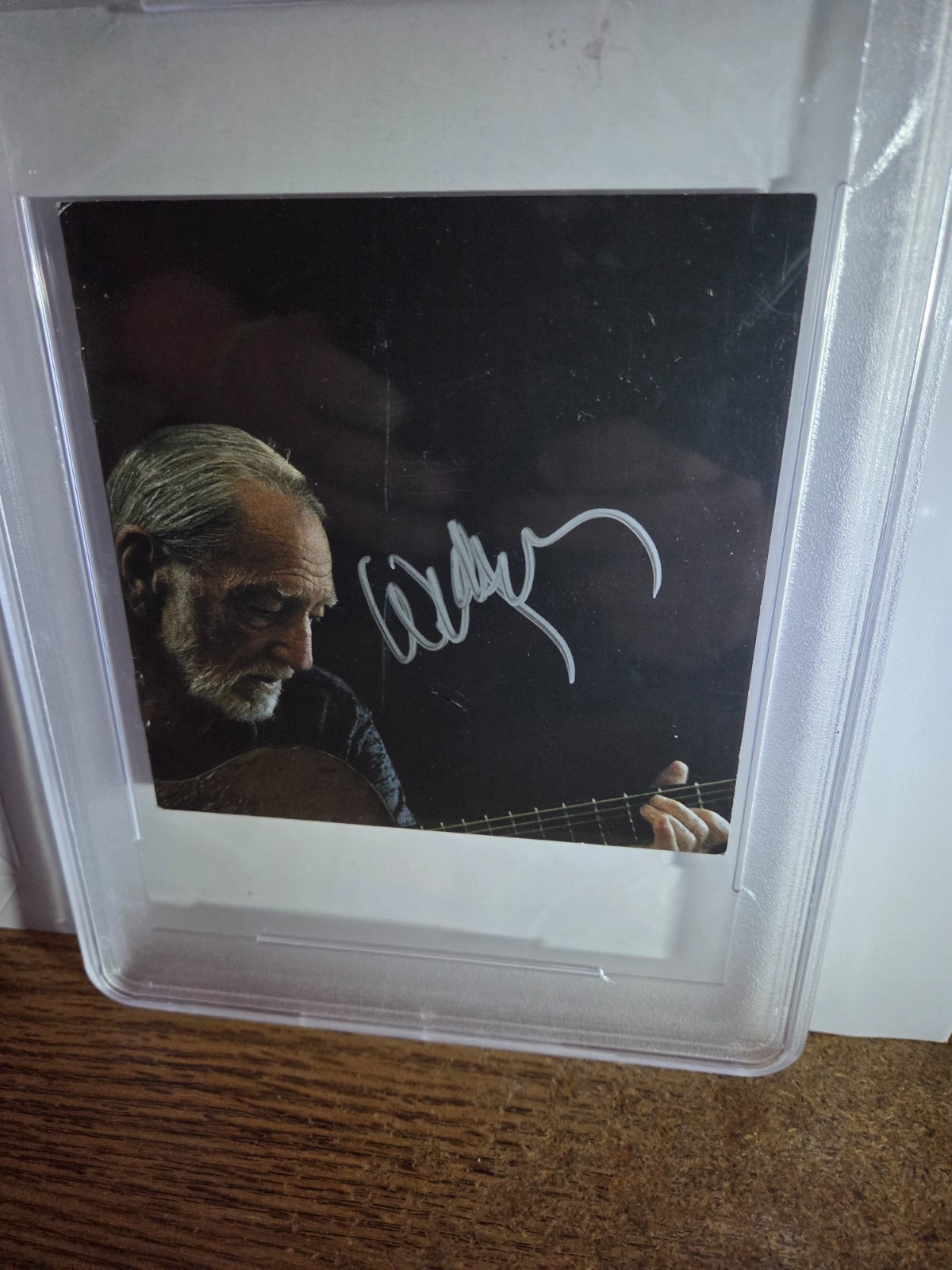 WILLIE NELSON signed LAST MAN STANDING cd insert/cover PSA/DNA encapsulated rare