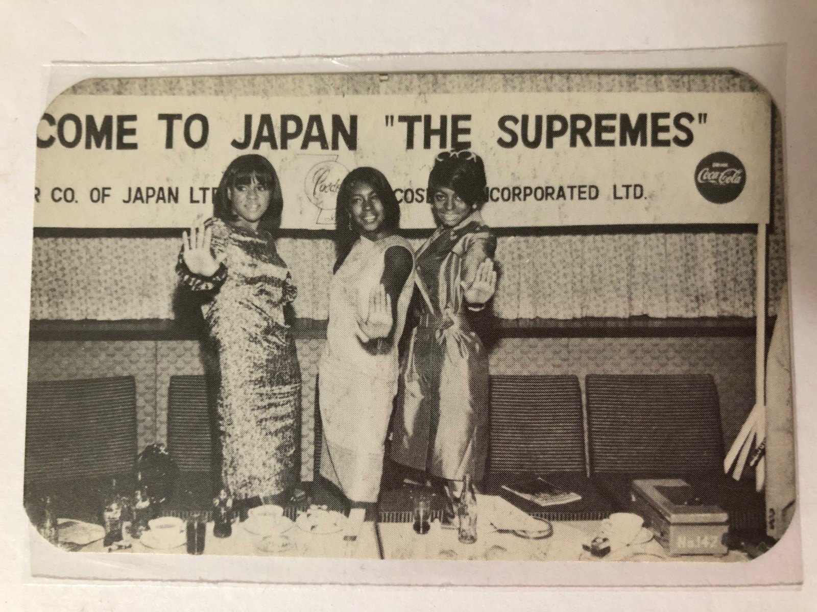 Classic THE SUPREMES © 1986 MOTOWN RECORDS PHOTO CARD